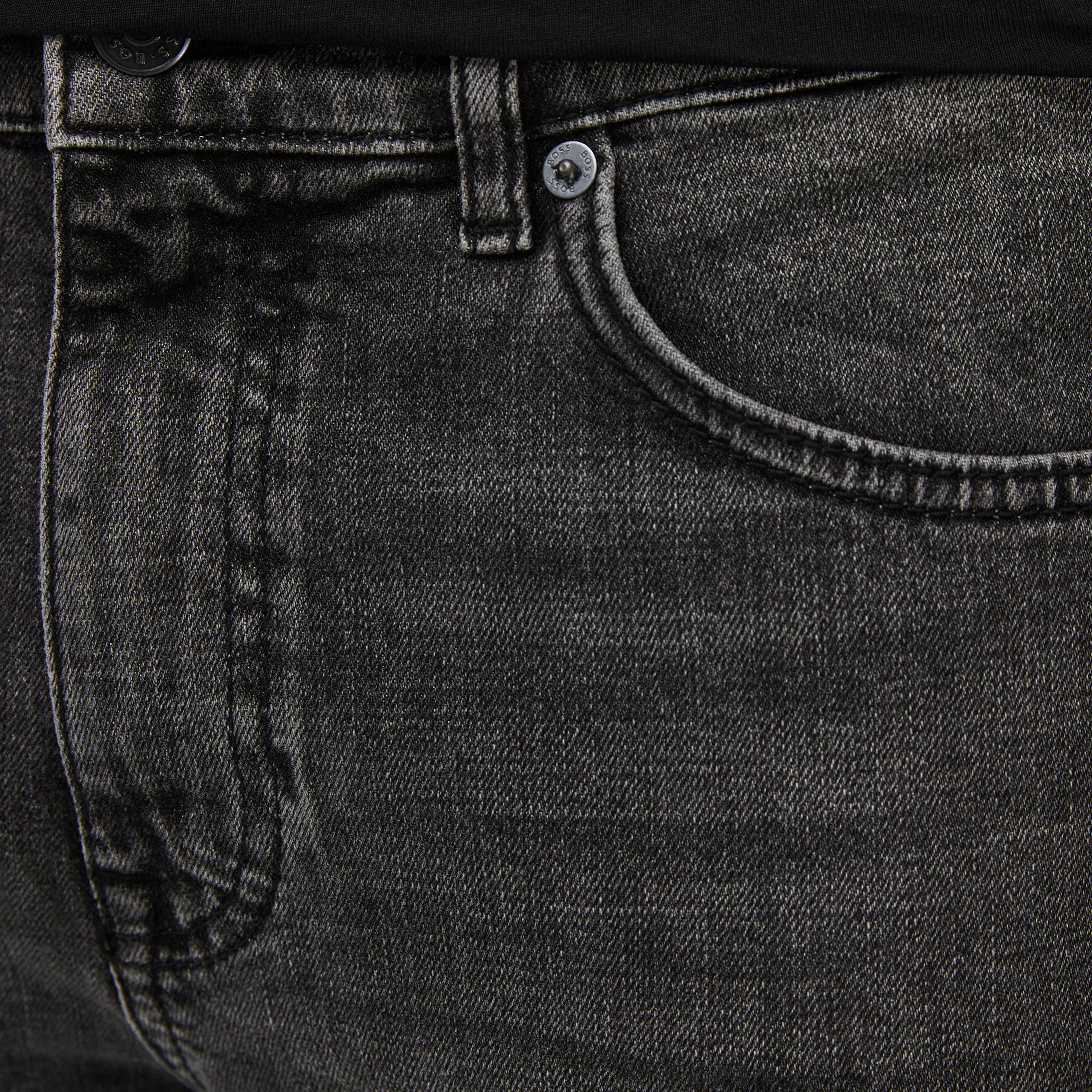 Boss Delaware Erkek Siyah Jean