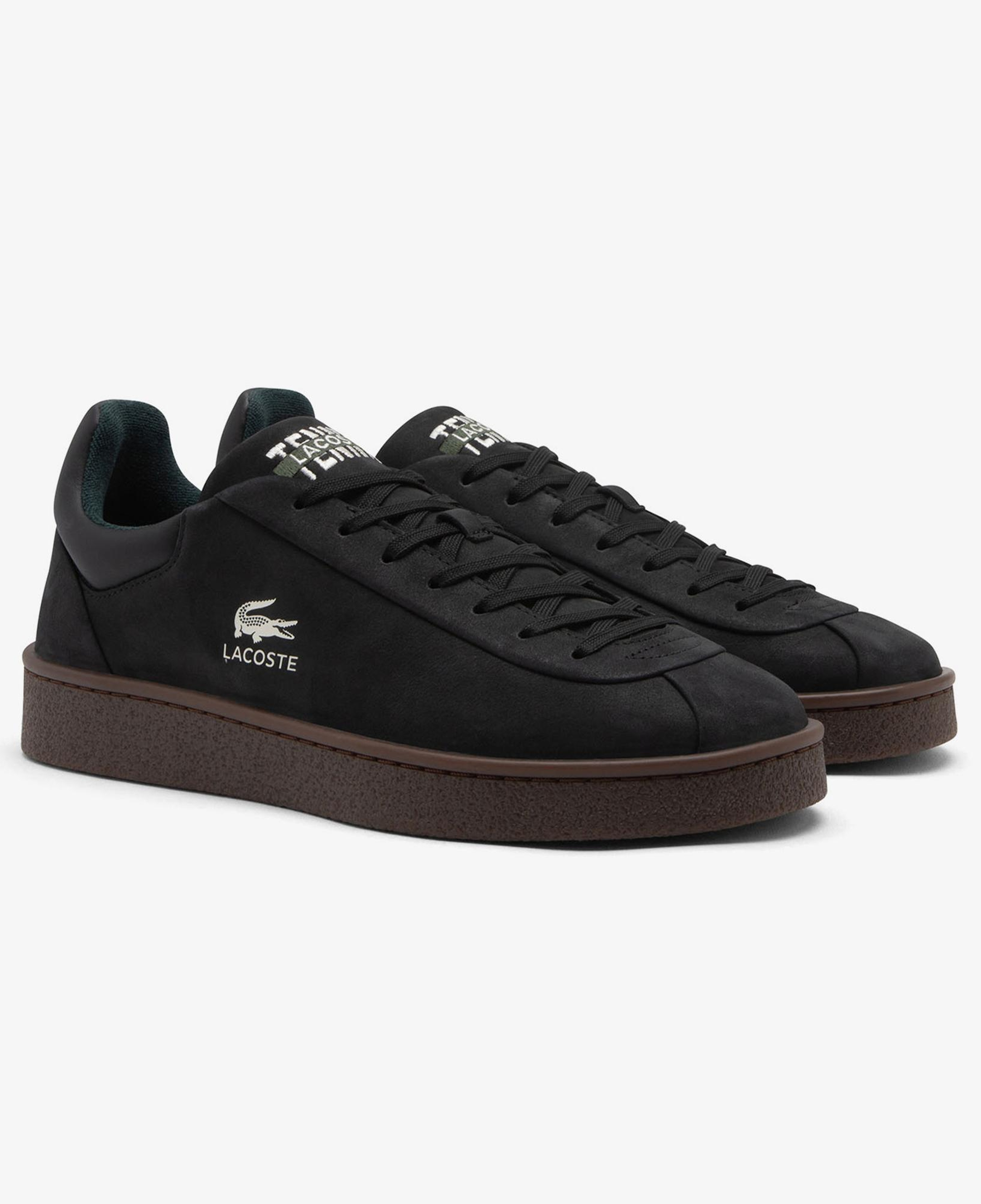 Lacoste Baseshot Premium Erkek Siyah Sneaker