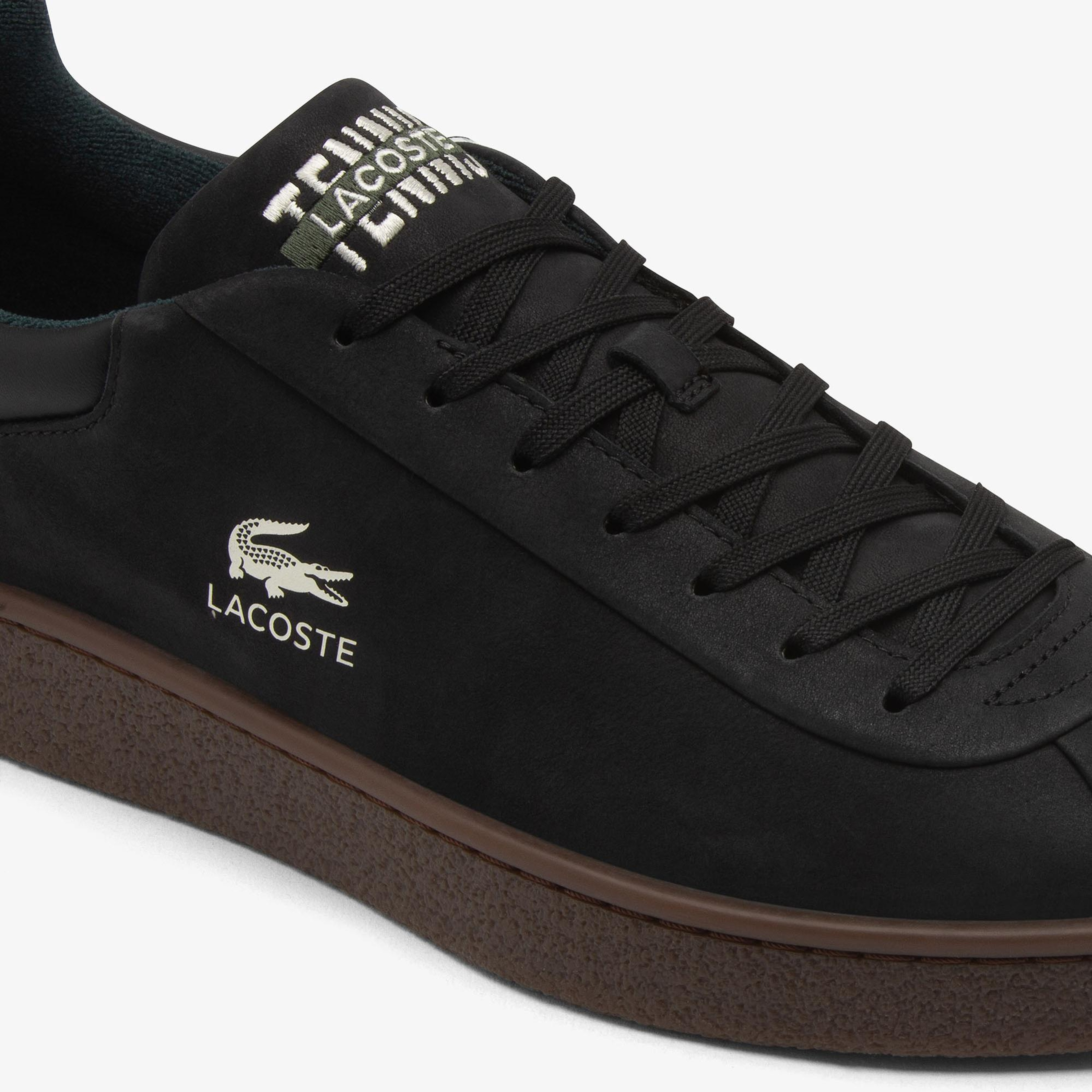 Lacoste Baseshot Premium Erkek Siyah Sneaker