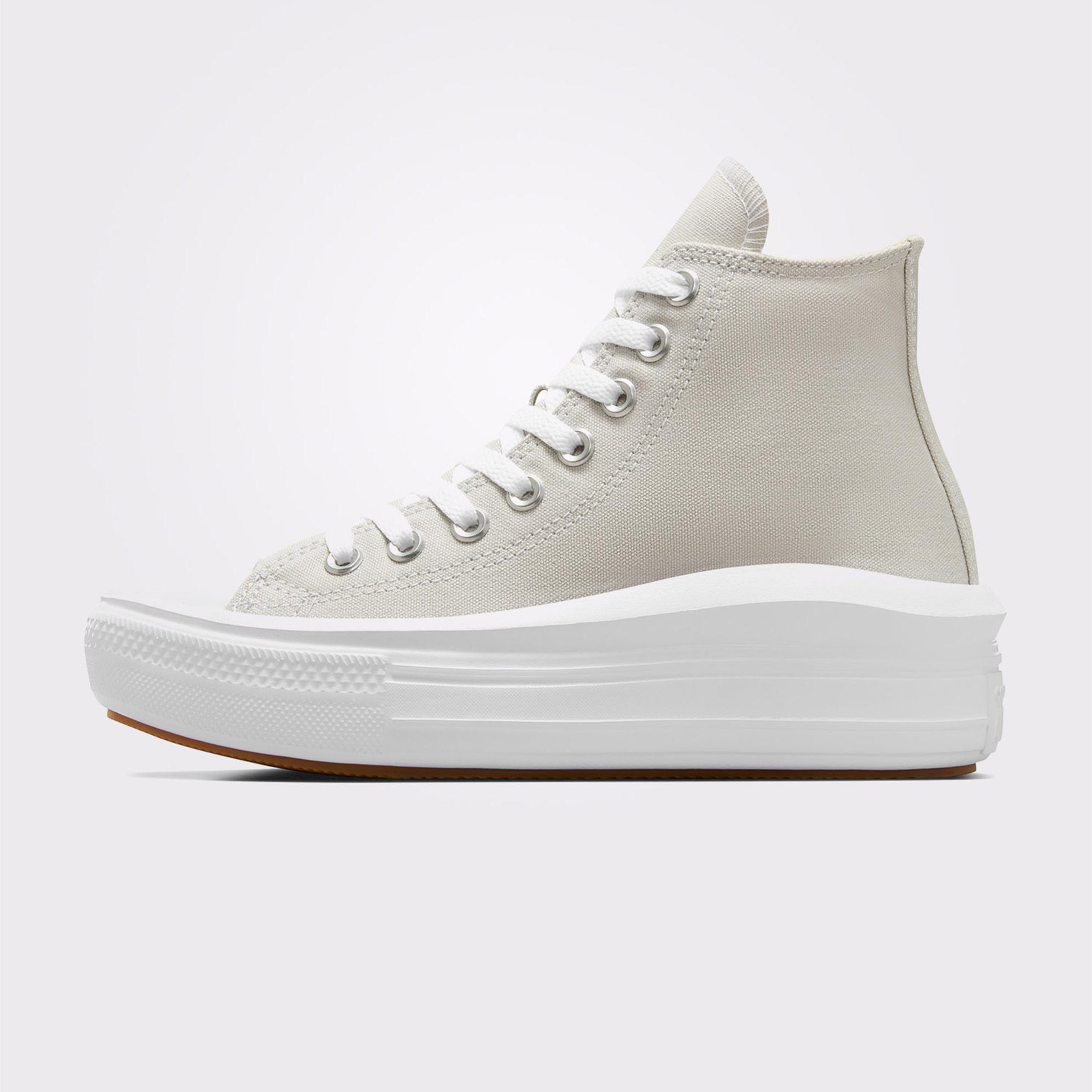Converse Chuck Taylor All Star Move Unisex Gri Platform Sneaker