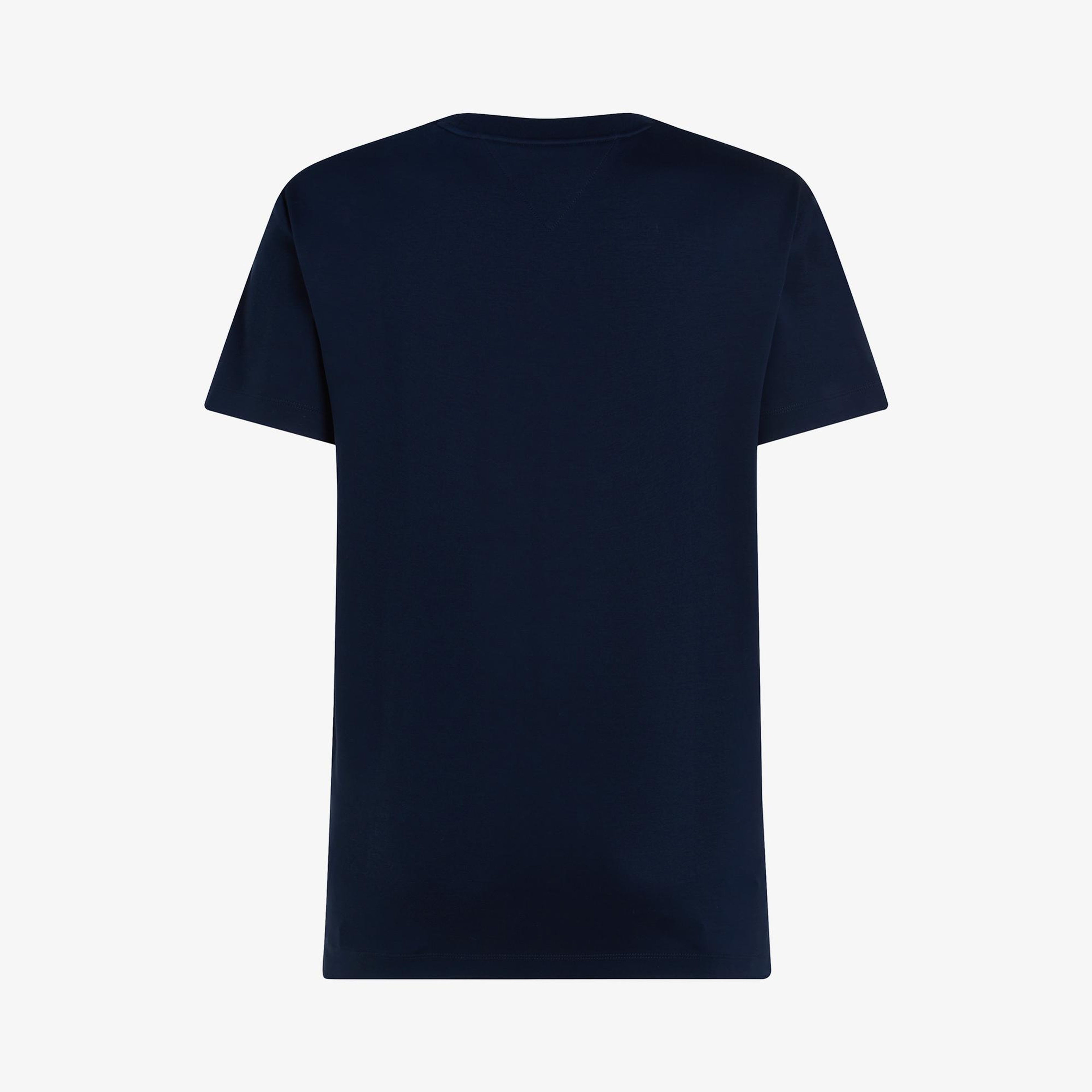 Tommy Hilfiger Elevated Essentials Erkek Lacivert T-Shirt