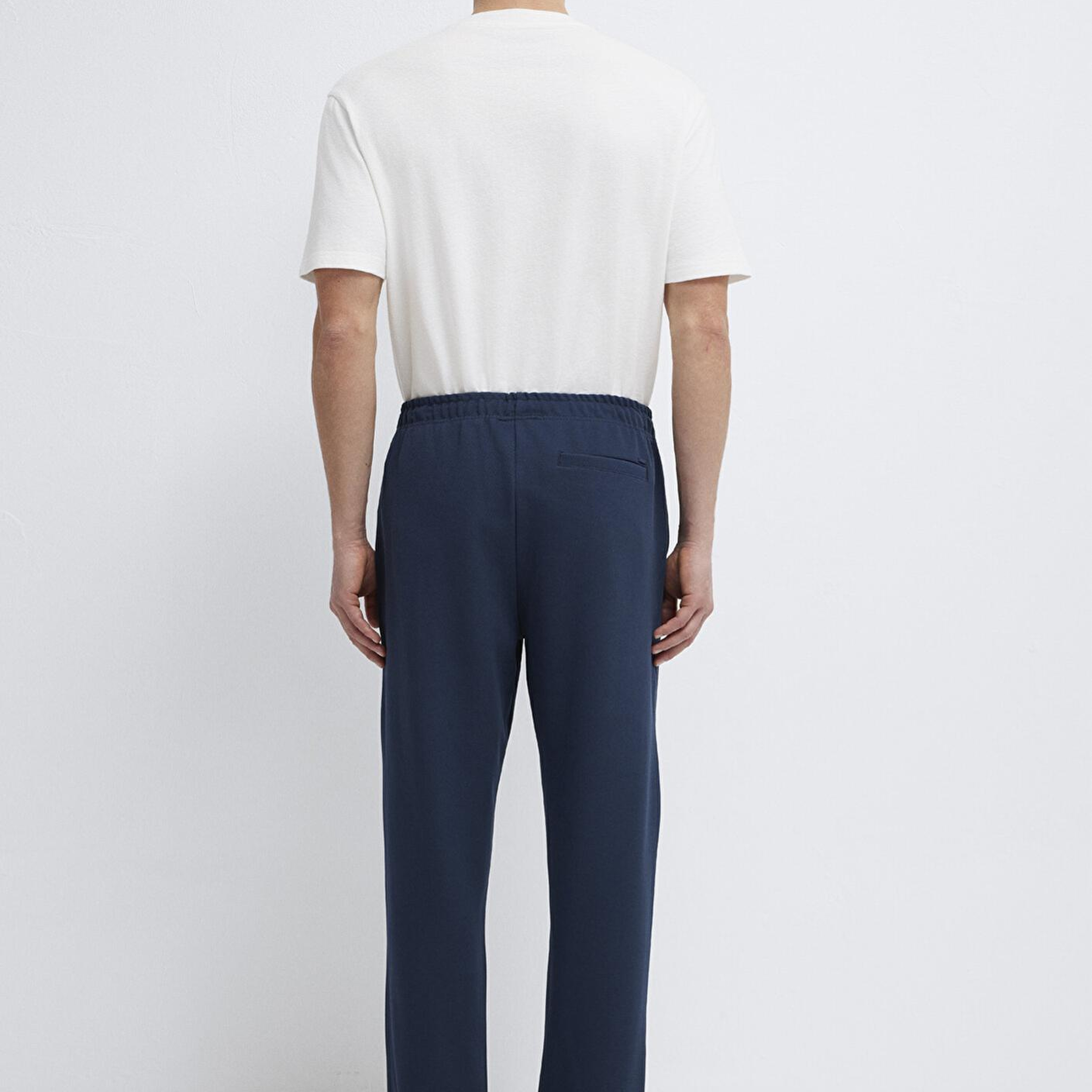 Mavi Lacivert Örme İnterlok Pantolon 0010521-70490