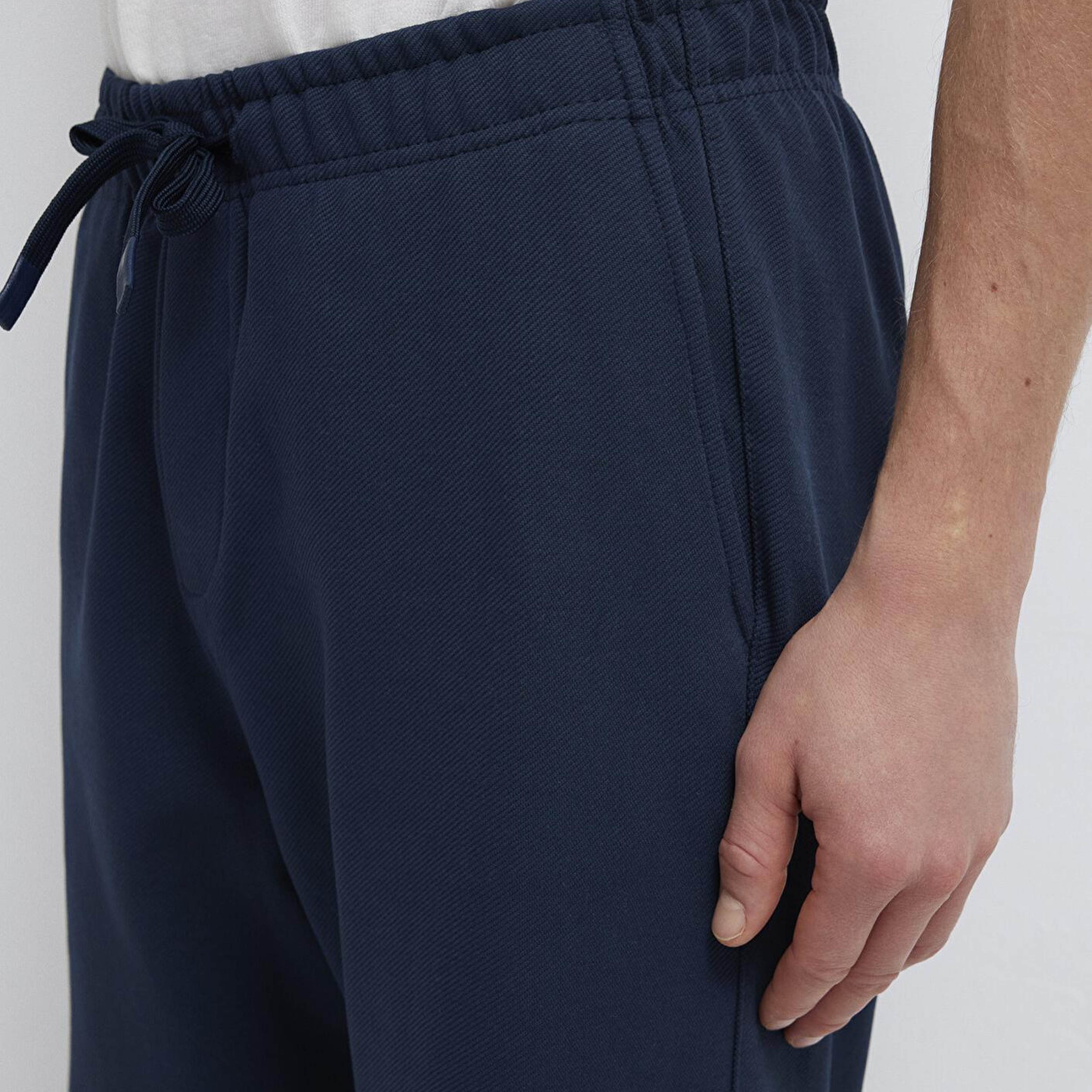 Mavi Lacivert Örme İnterlok Pantolon 0010521-70490