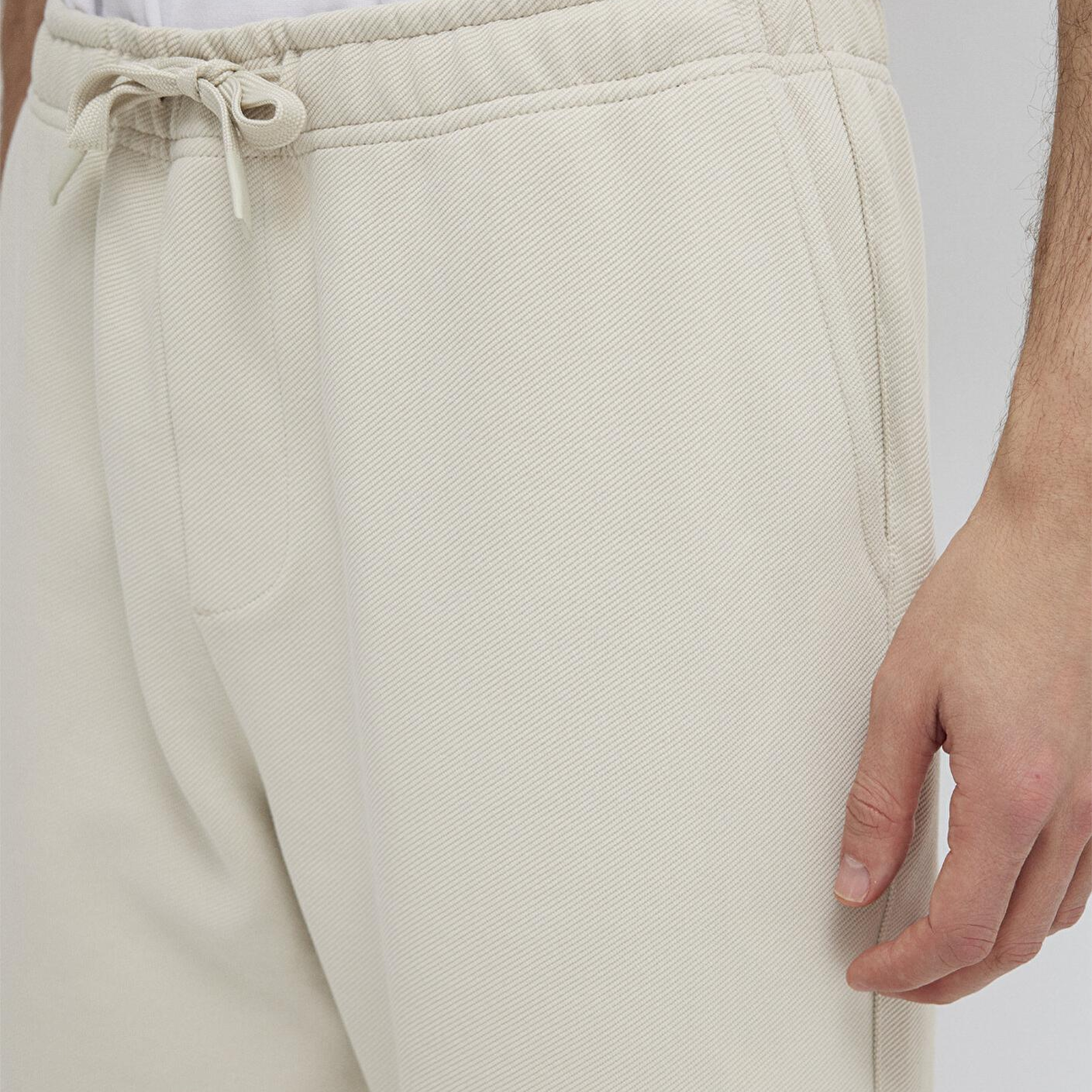 Mavi Bej Örme İnterlok Pantolon 0010521-70144