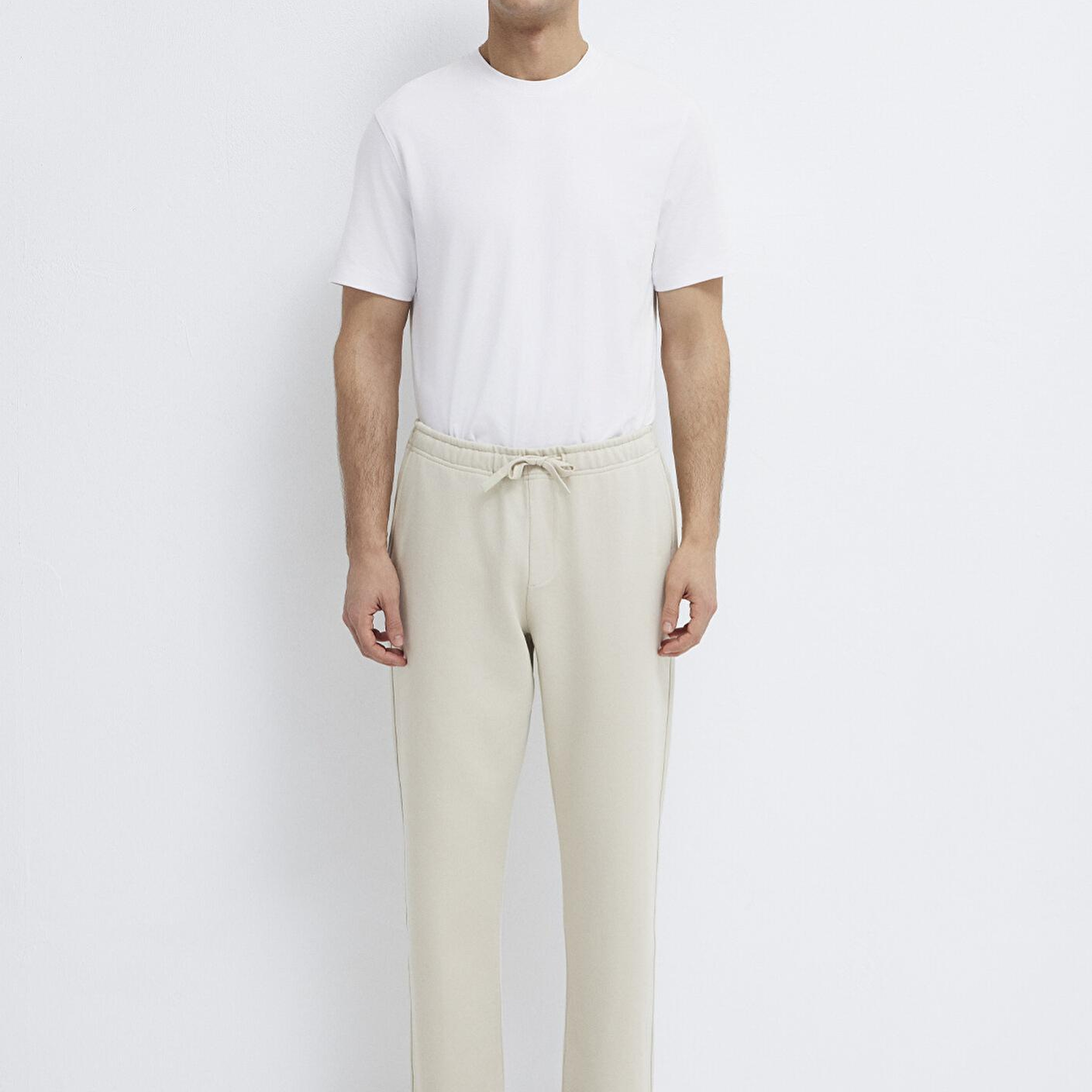 Mavi Bej Örme İnterlok Pantolon 0010521-70144