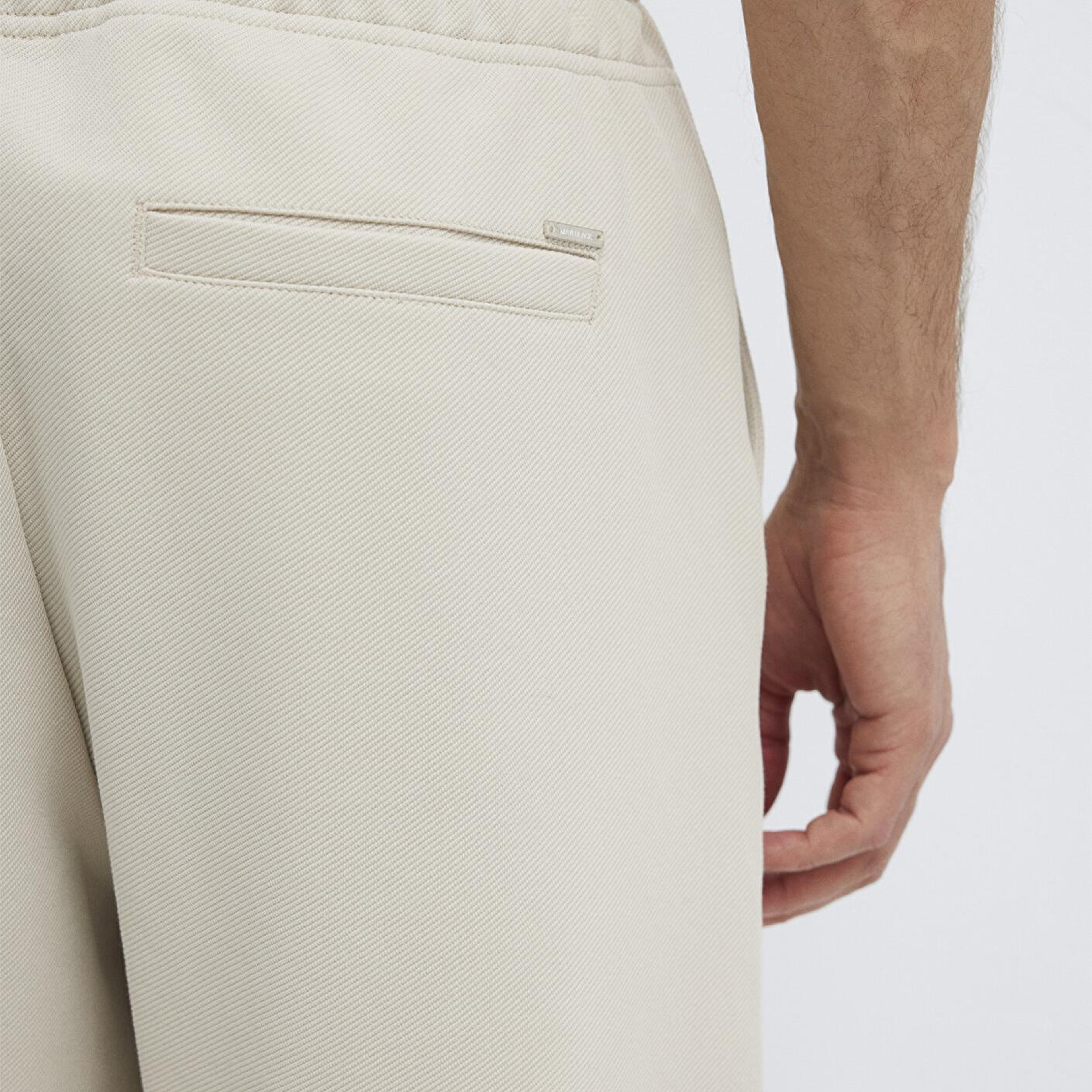 Mavi Bej Örme İnterlok Pantolon 0010521-70144