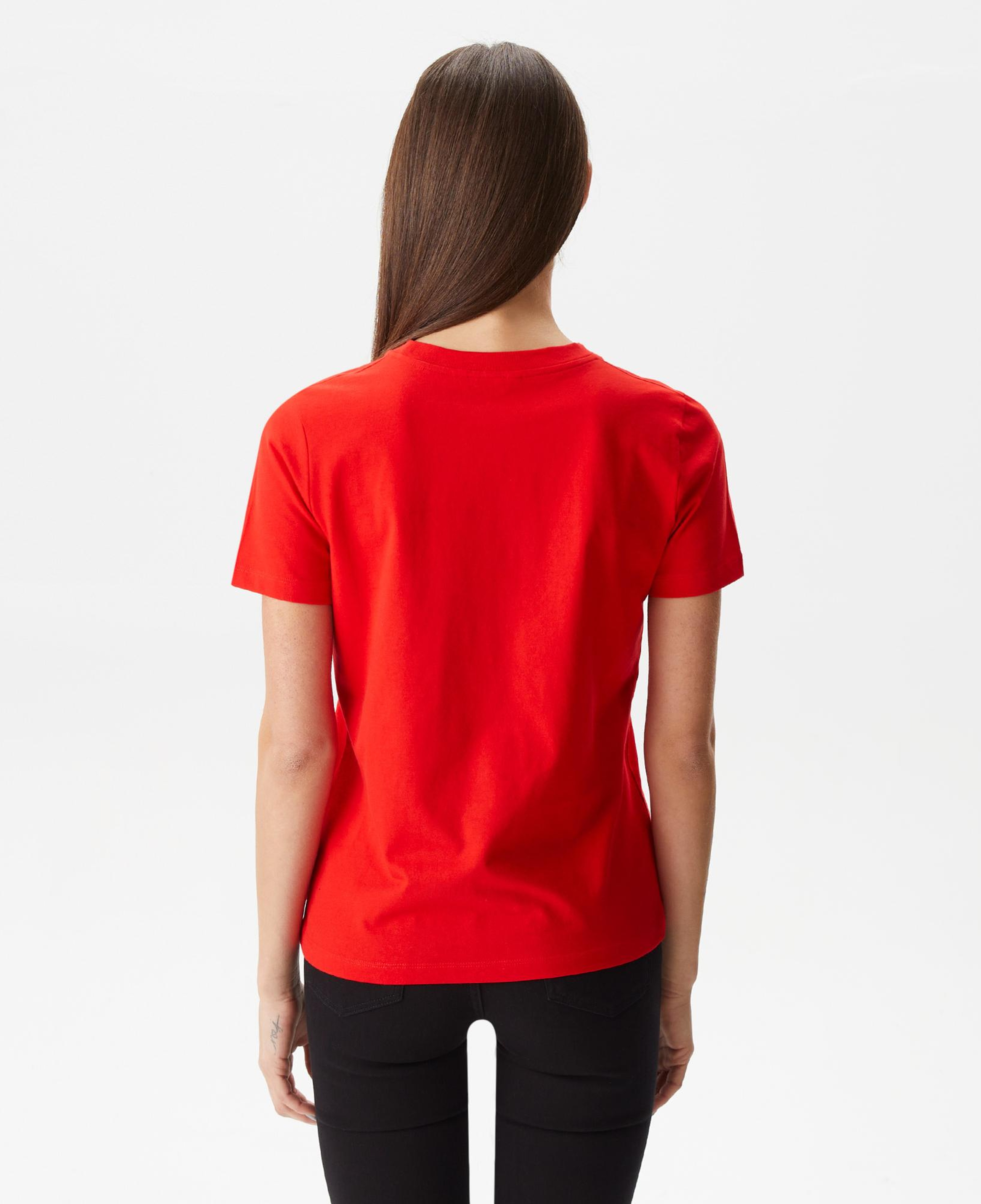 Tommy Hilfiger Reg Kadın Kırmızı T-Shirt