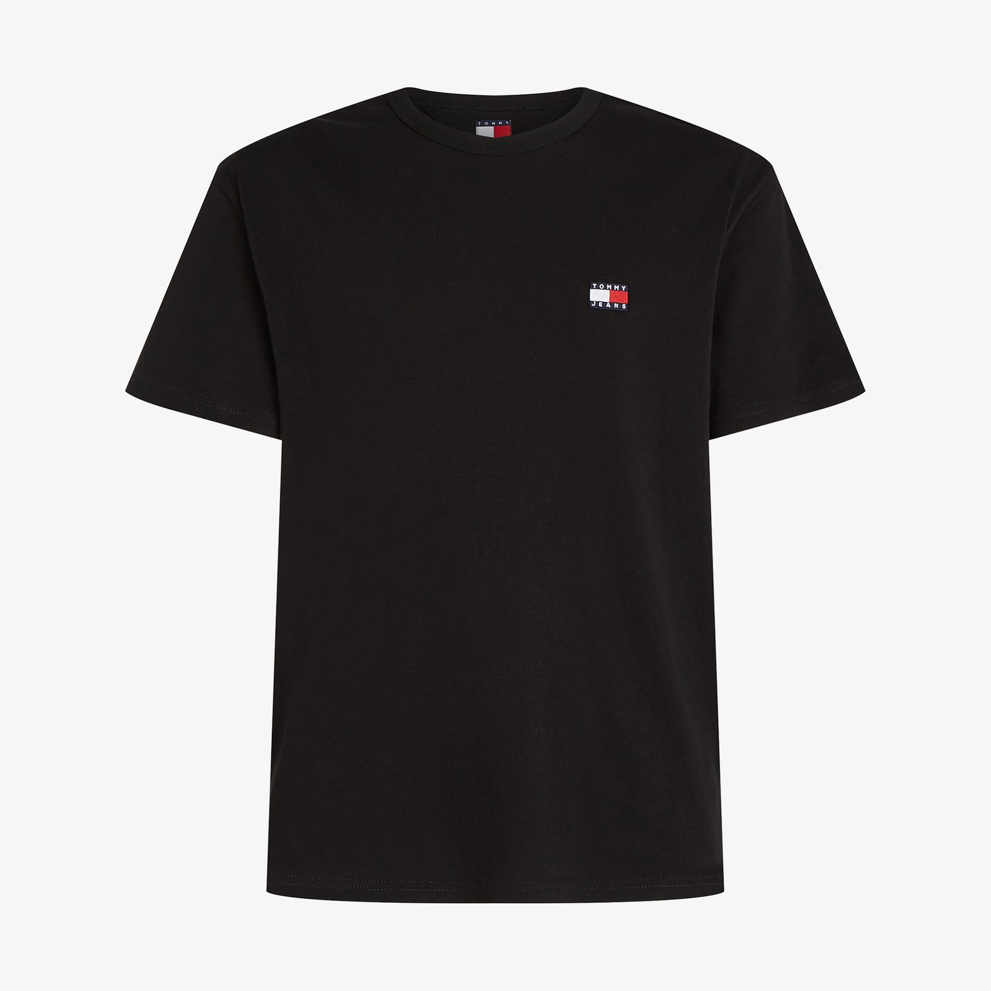 Tommy Hilfiger Badge Erkek Siyah T-Shirt