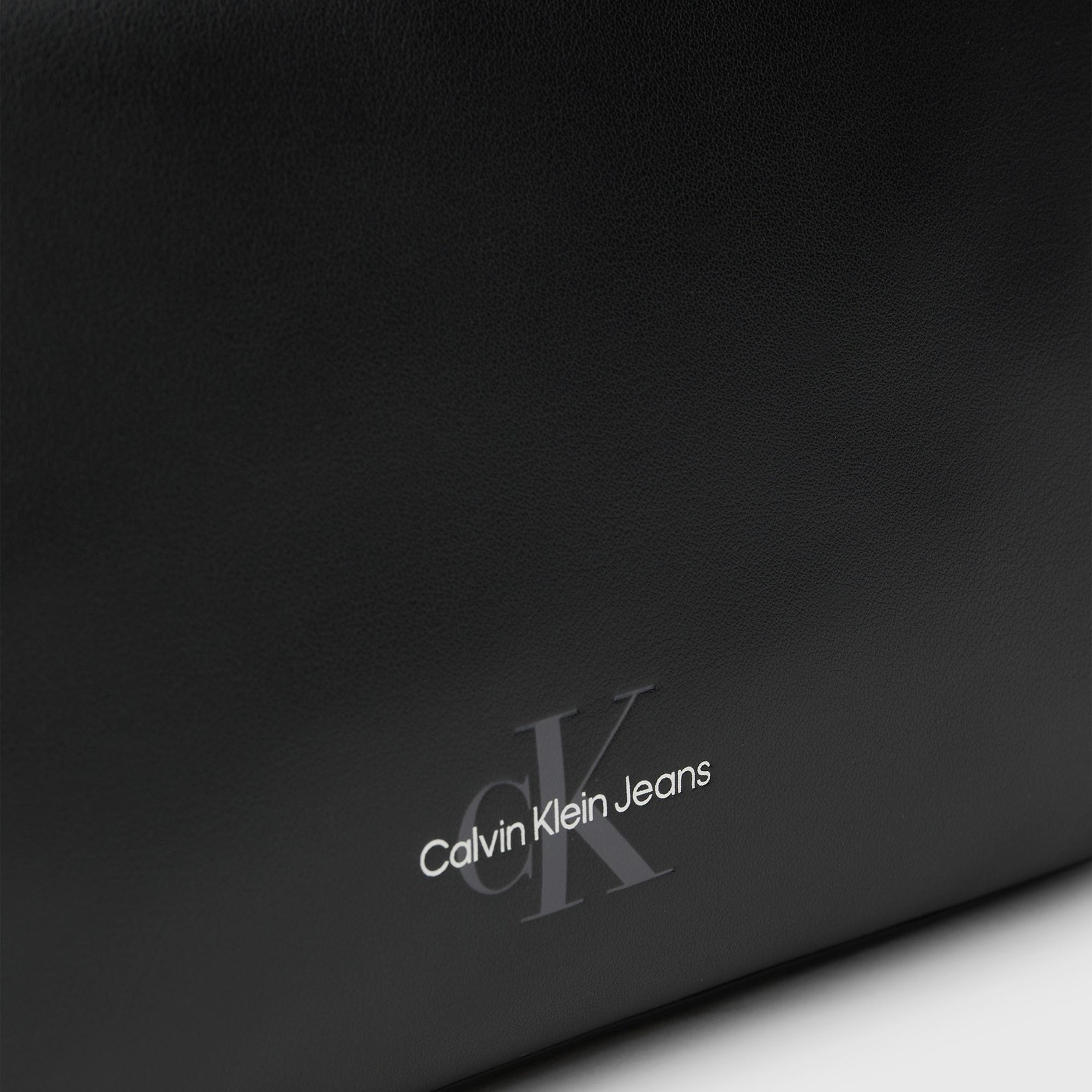 Calvin Klein Jeans Monogram Soft Erkek Siyah El Çantası