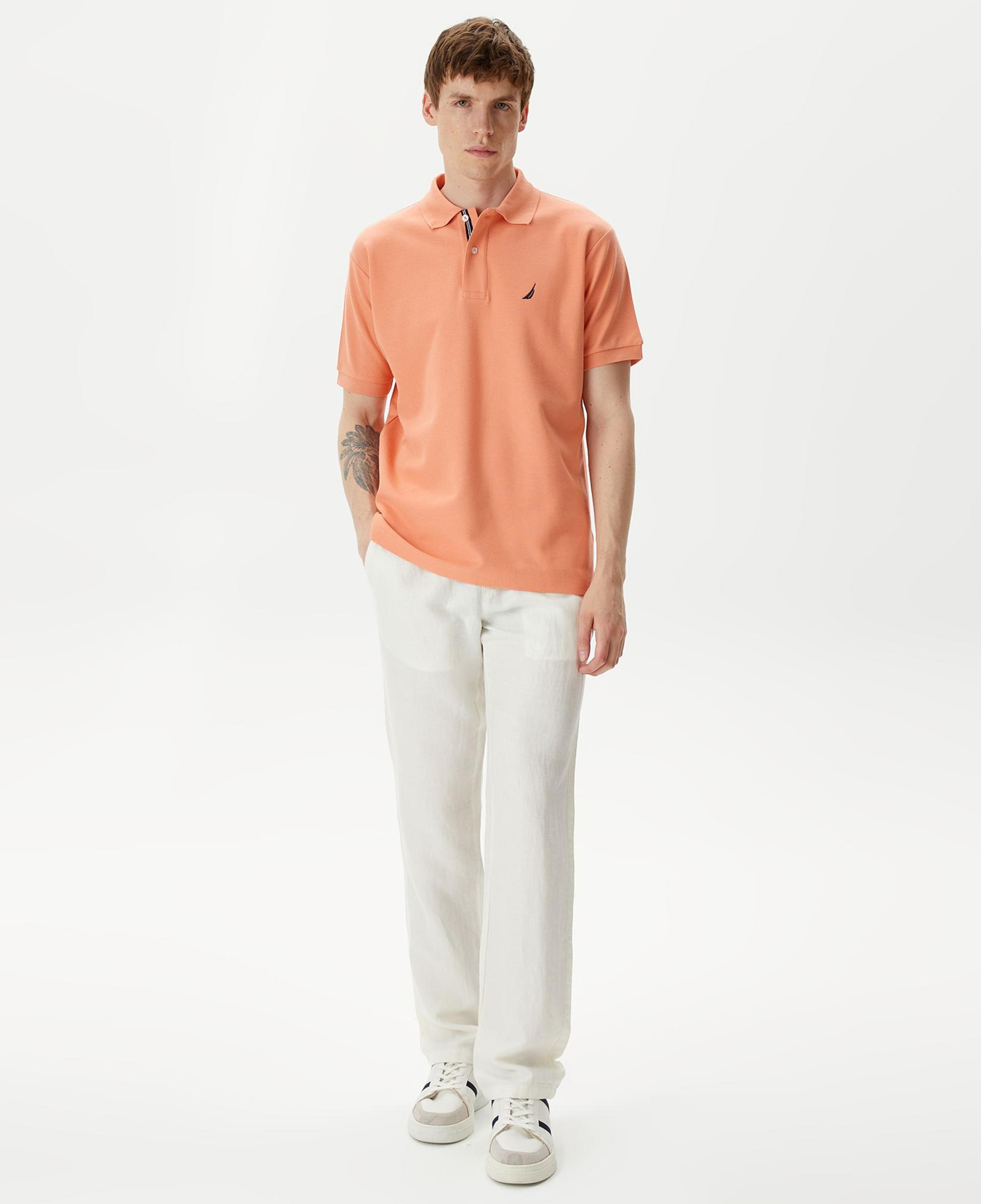 Nautica Erkek Beyaz Classic Fit Pantolon