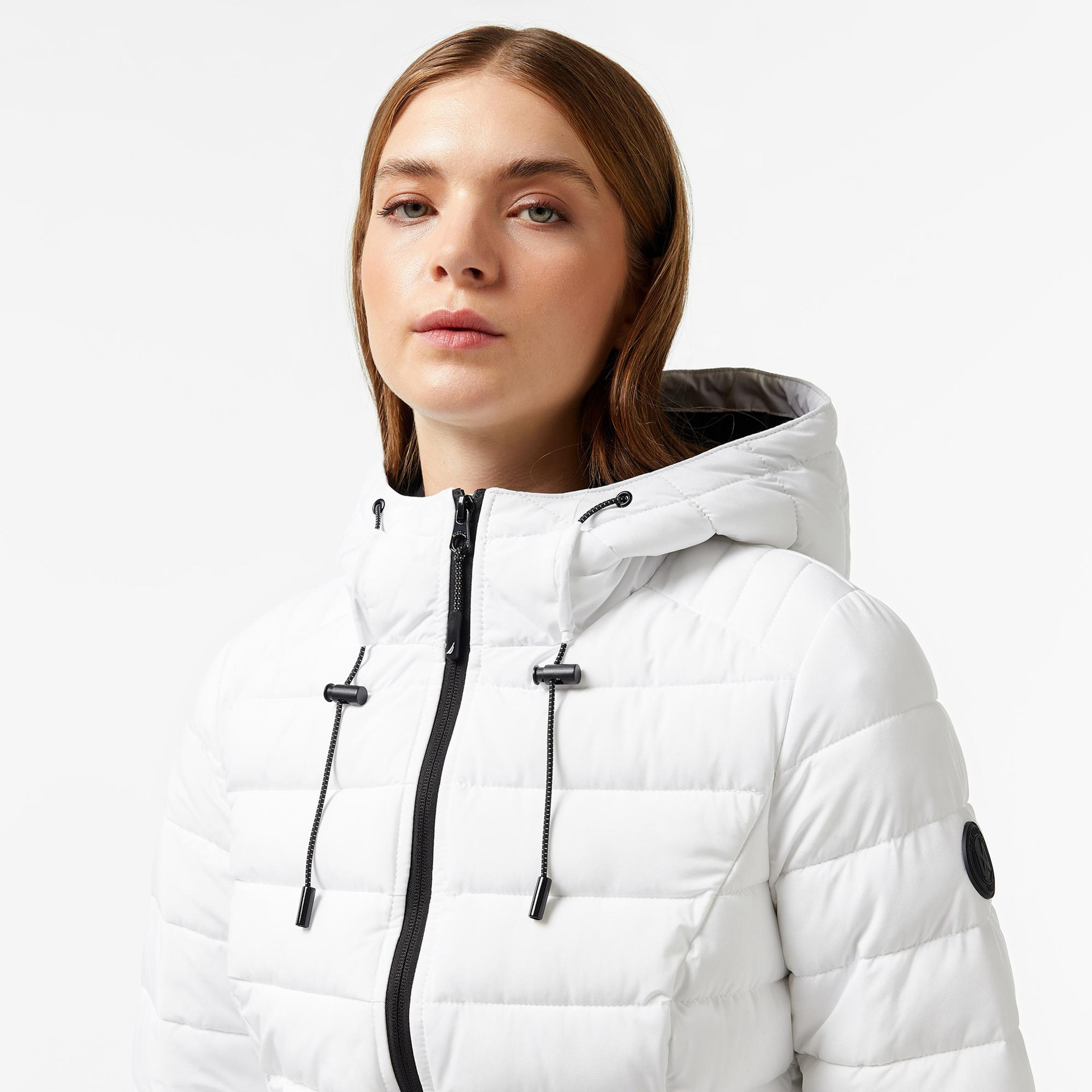 Nautica Kadın Beyaz Mont