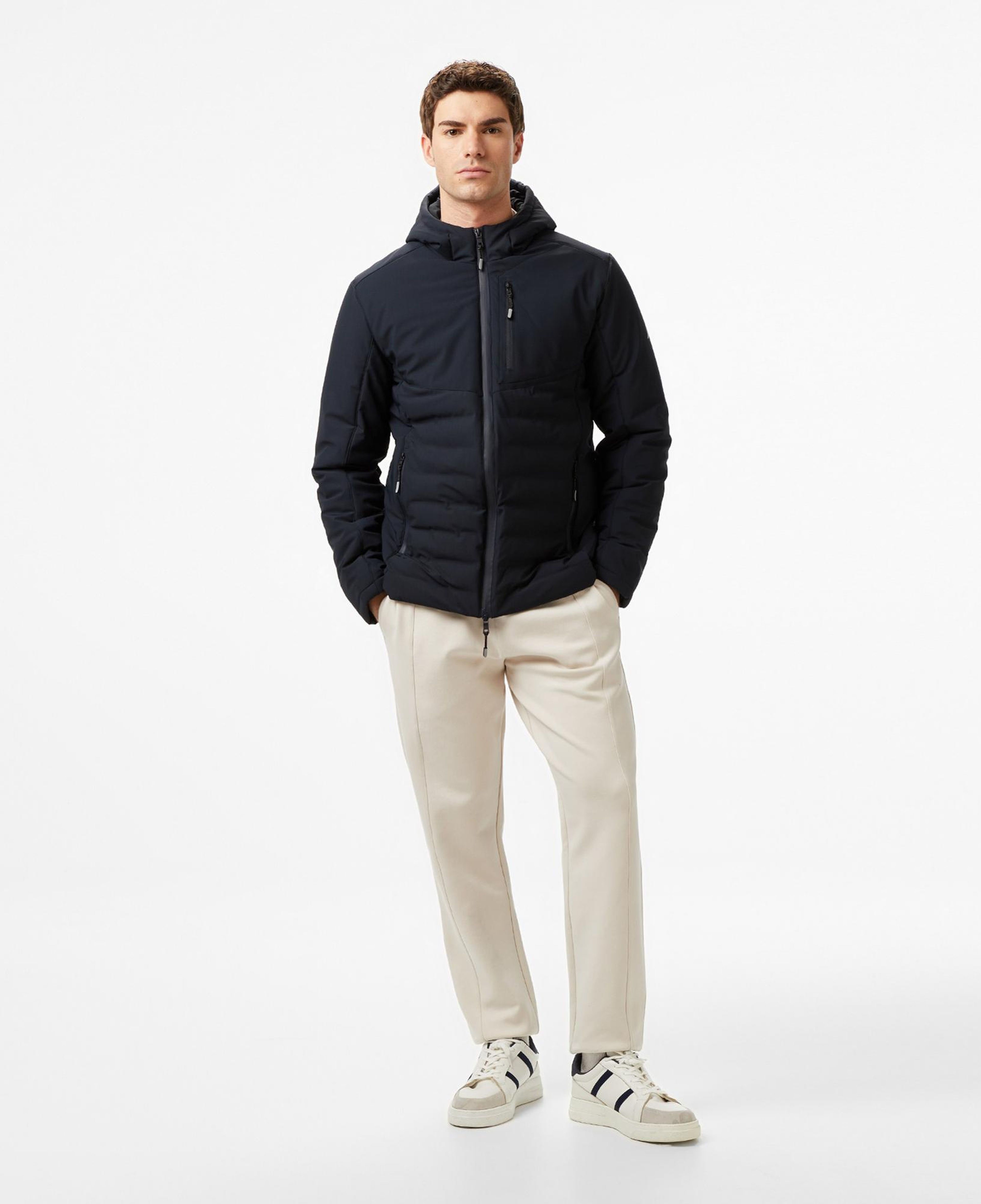 Nautica Erkek Siyah Regular Fit Mont