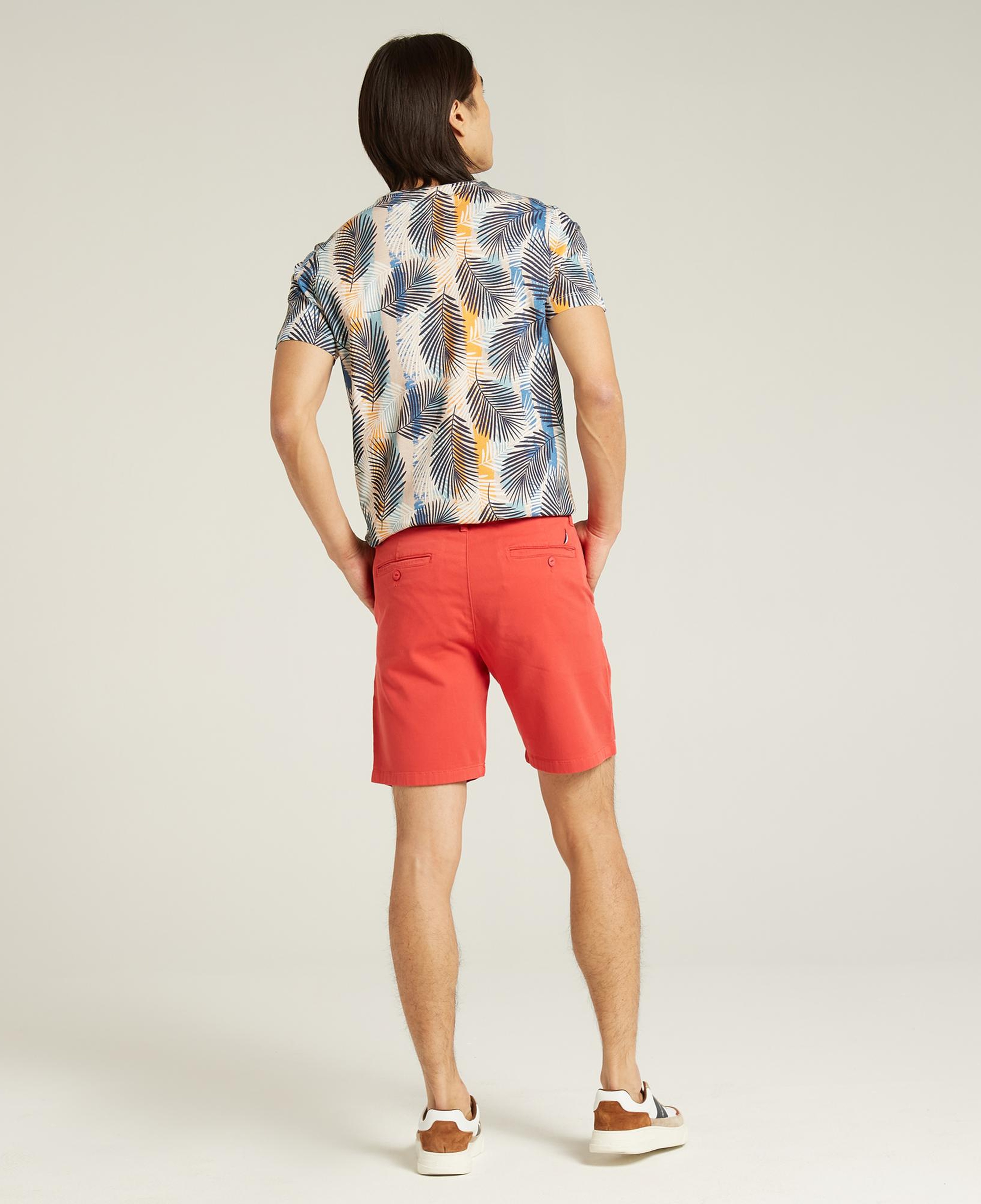 Nautica Erkek Kırmızı Slim Fit Bermuda Şort