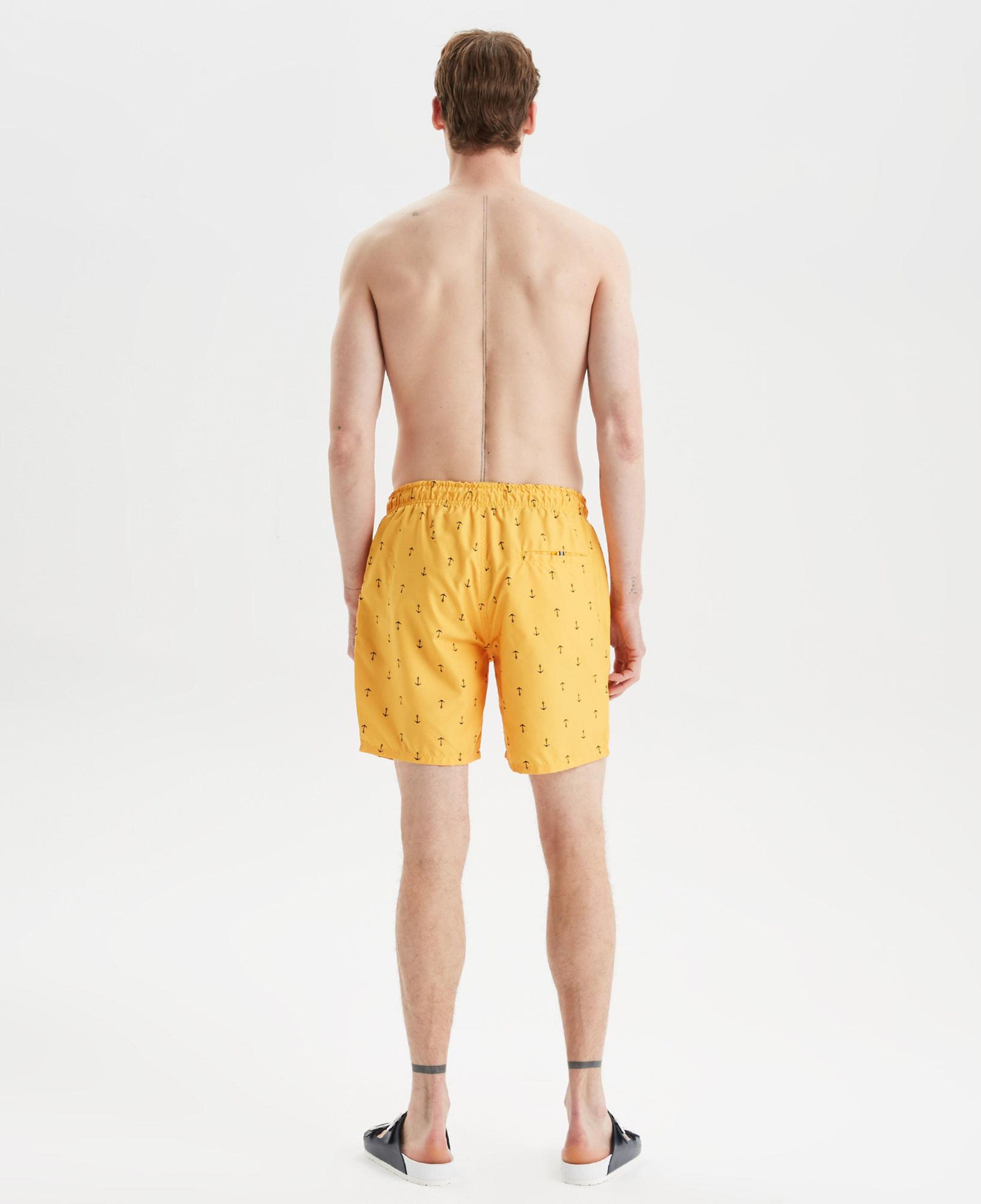 Nautica Erkek Sarı Desenli Deniz Şortu
