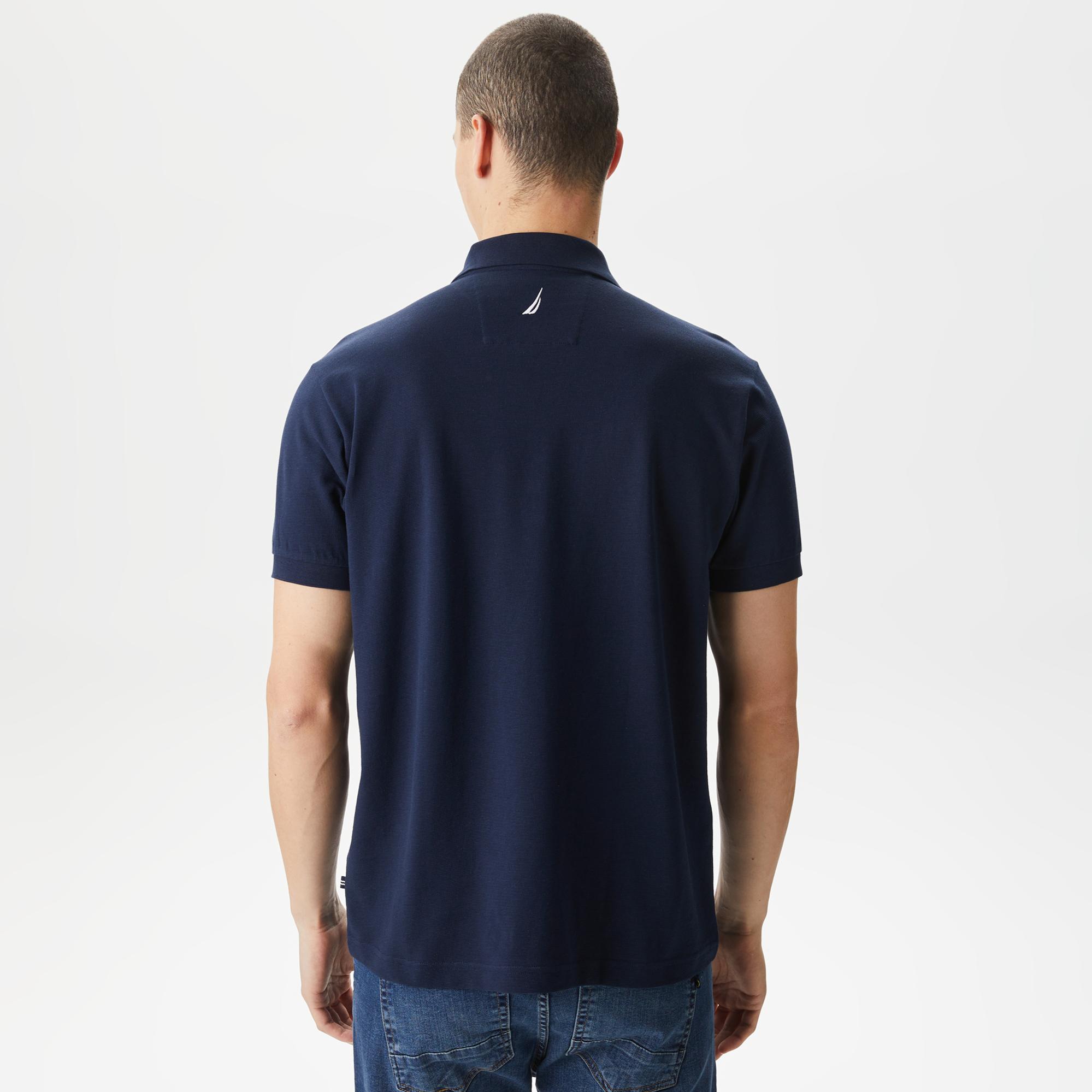 Nautica Erkek Lacivert Classic Fit Kısa Kollu Polo Yaka T-Shirt