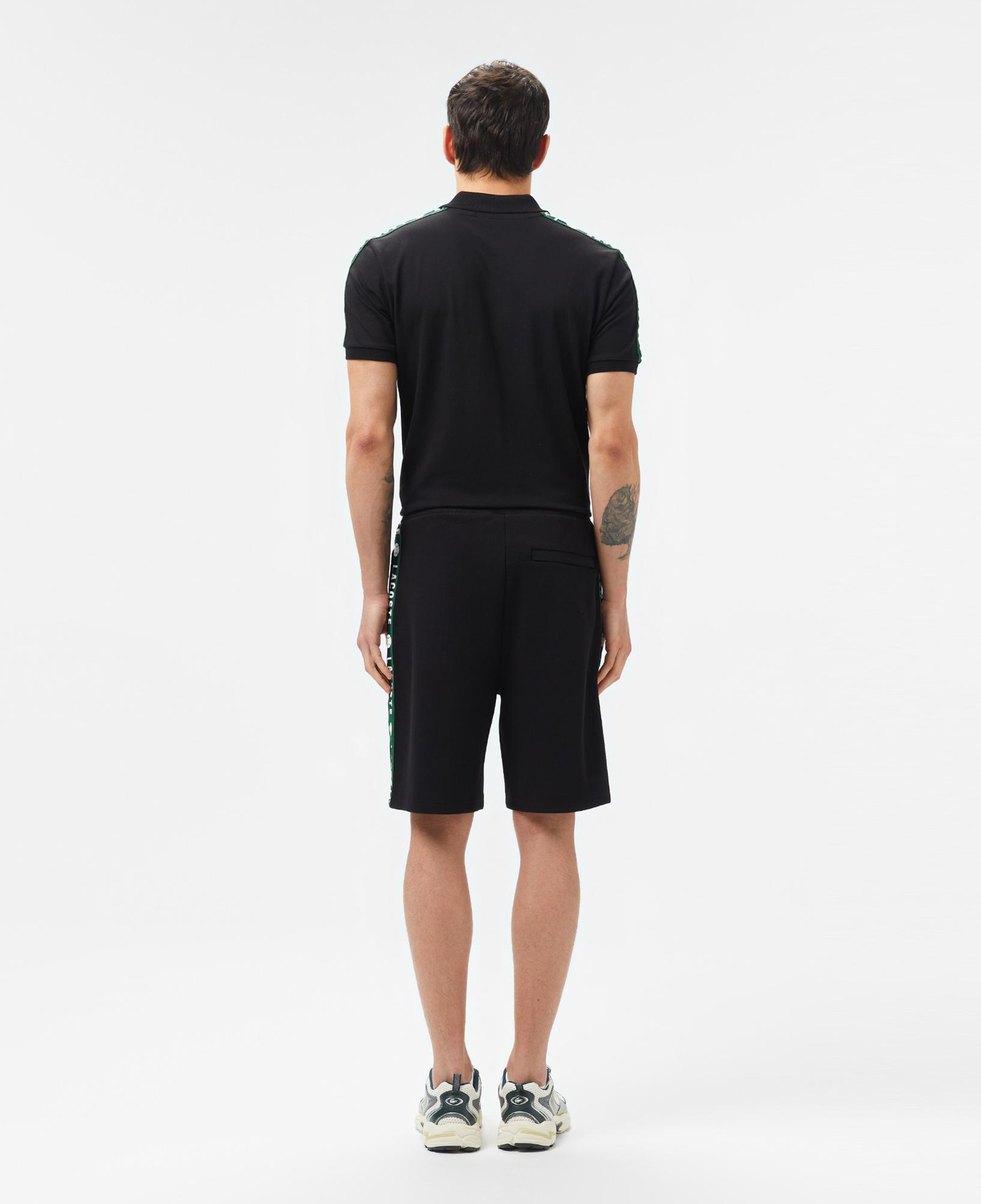 Lacoste Erkek Regular Fit Baskılı Siyah Şort