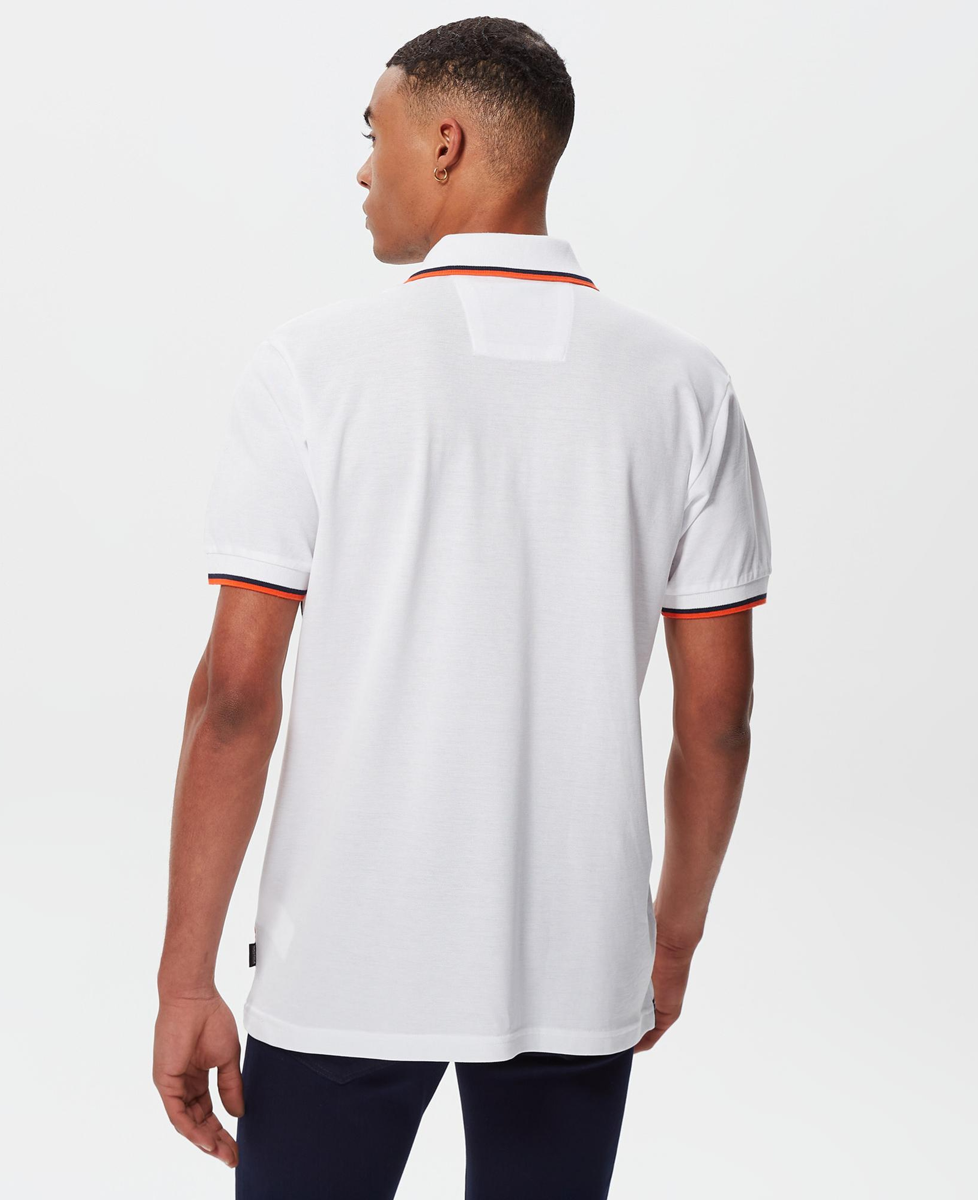 Nautica Erkek Beyaz Classic Fit Kısa Kollu Polo