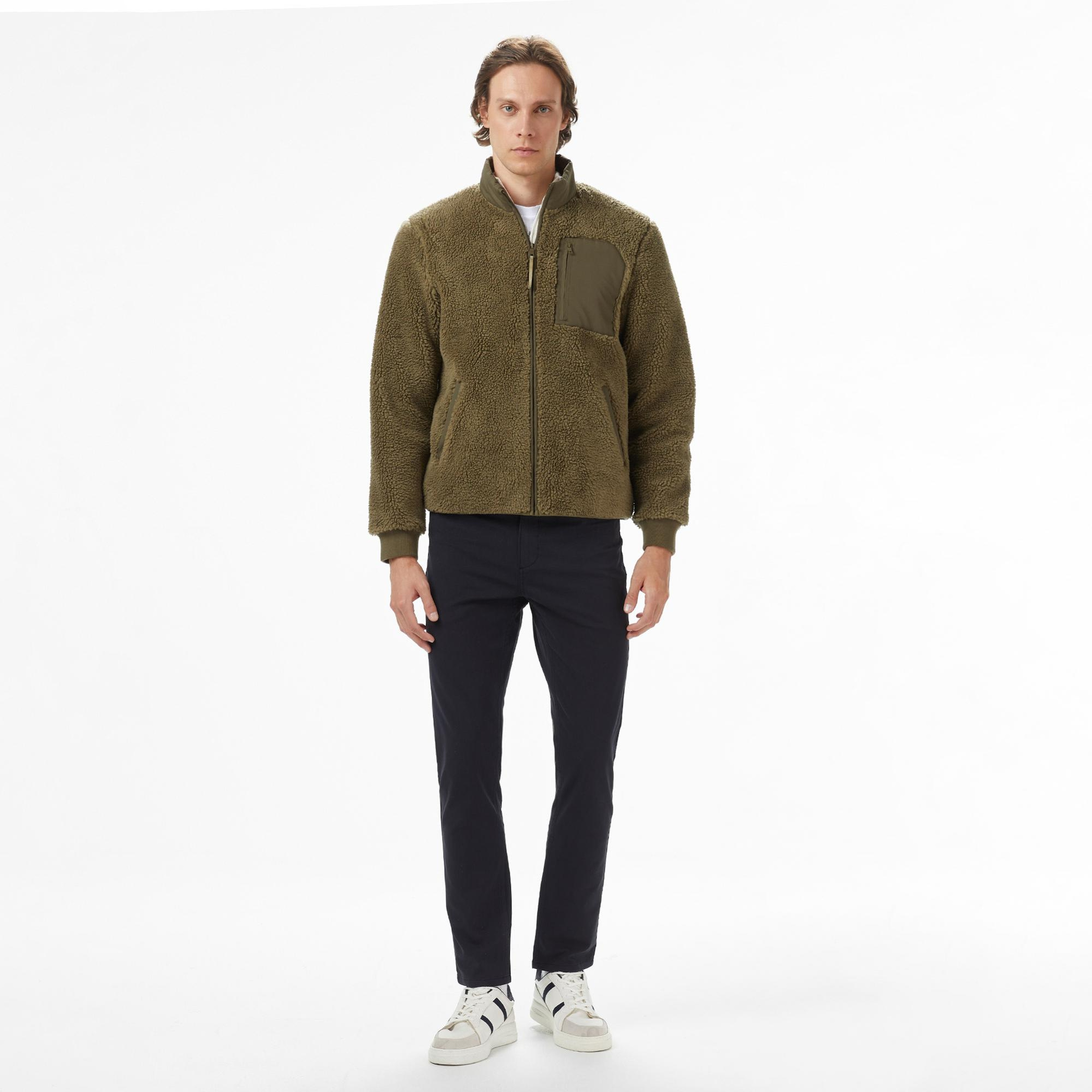 Nautica Erkek Yeşil Regular Fit Mont