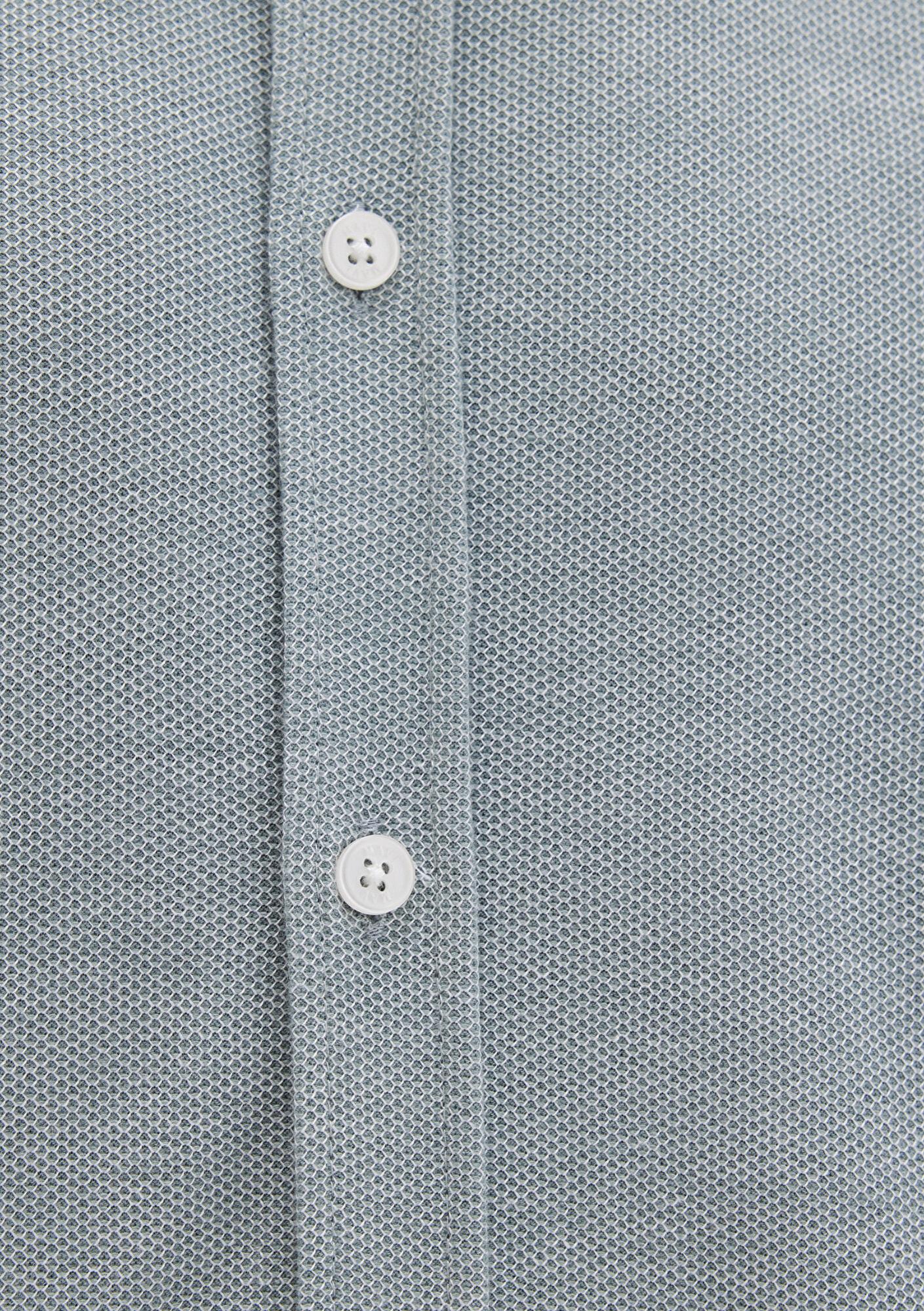 Mavi Yeşil Örme Gömlek Slim Fit / Dar Kesim 0211513-70131