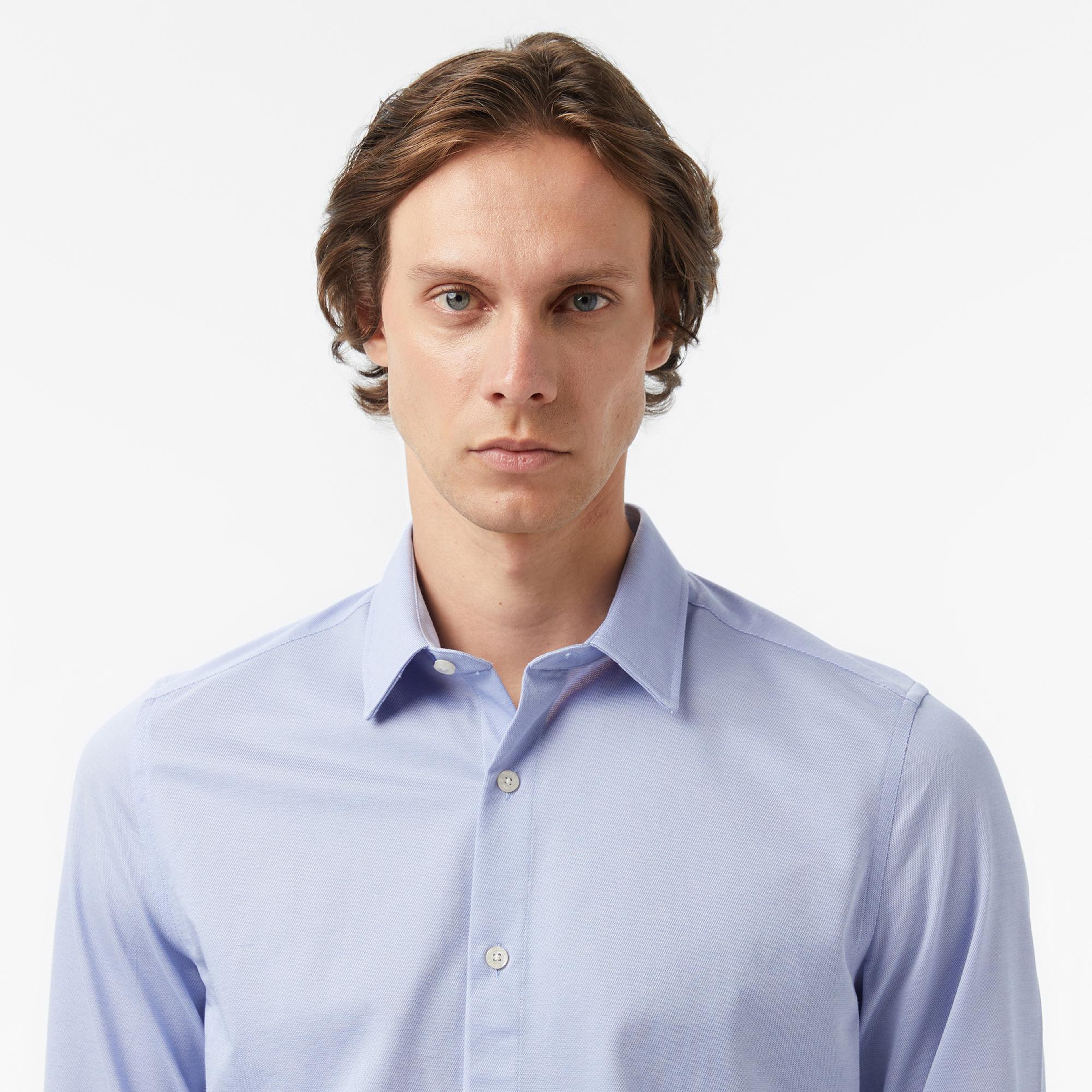 Nautica Erkek Mavi Slim Fit Gömlek