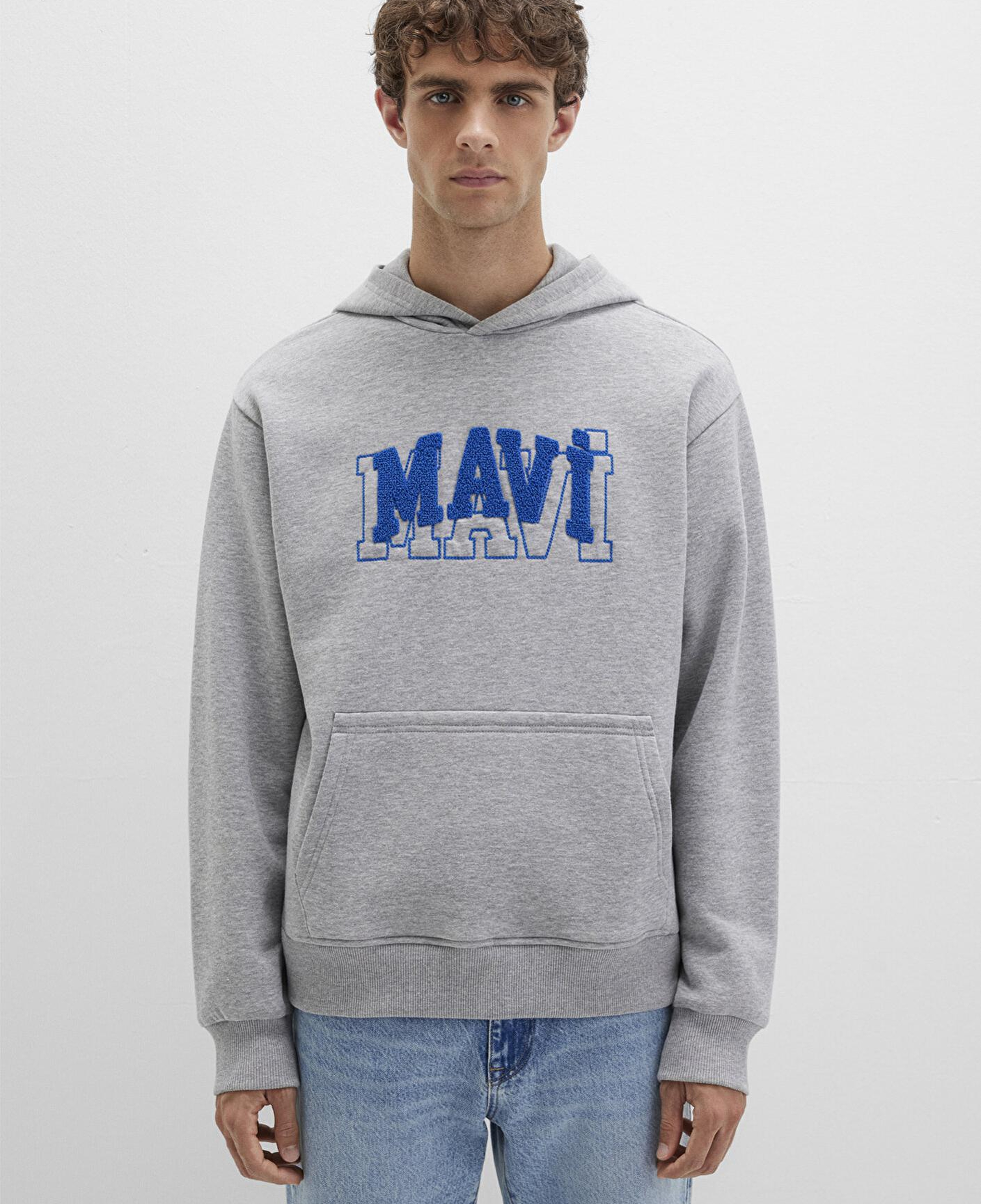 Mavi Mavi Logo Gri Sweatshirt 0S10413-80018