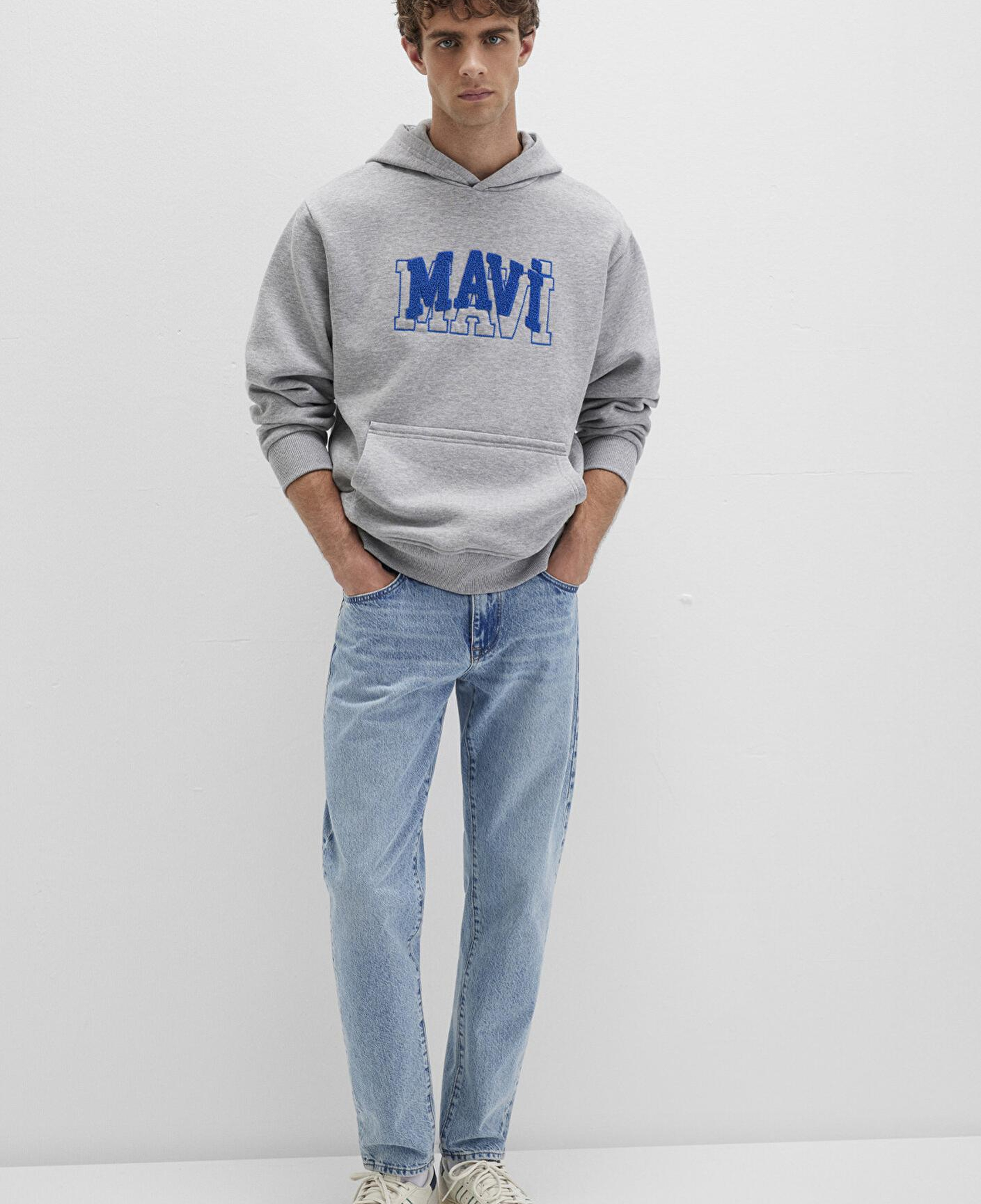 Mavi Mavi Logo Gri Sweatshirt 0S10413-80018