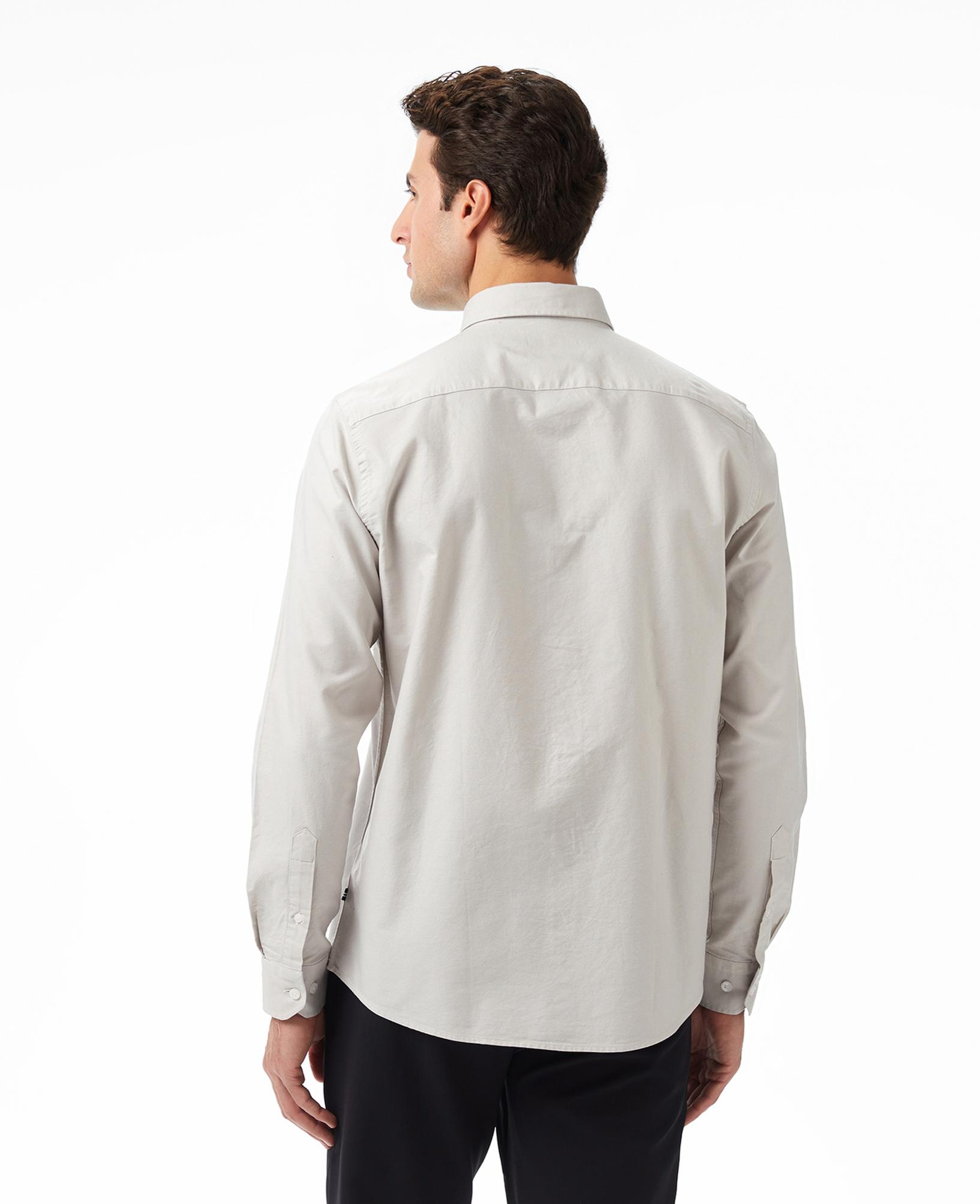 Nautica Erkek Gri Classic Fit Gömlek