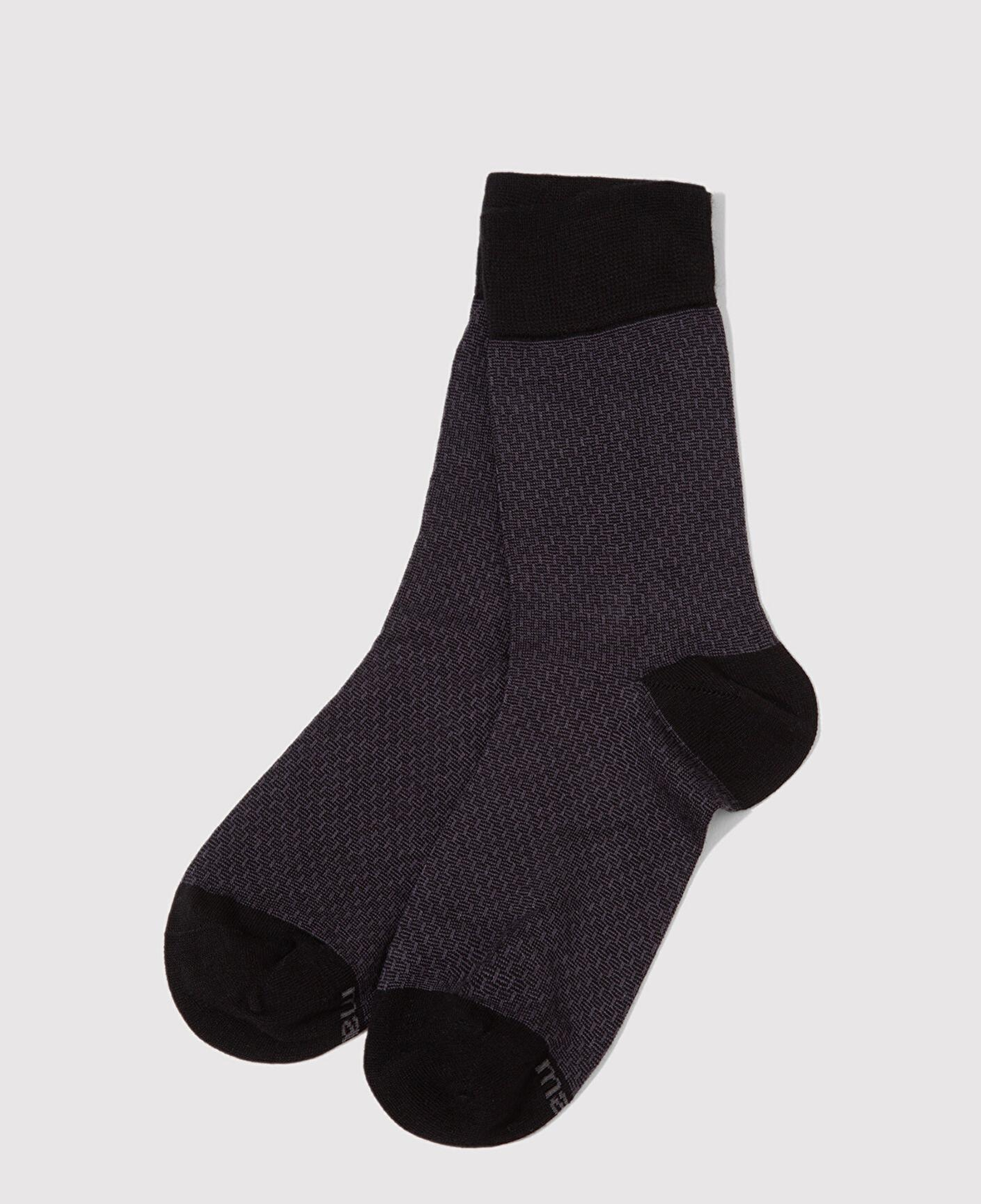 Mavi Siyah Soket Çorap 0911907-900