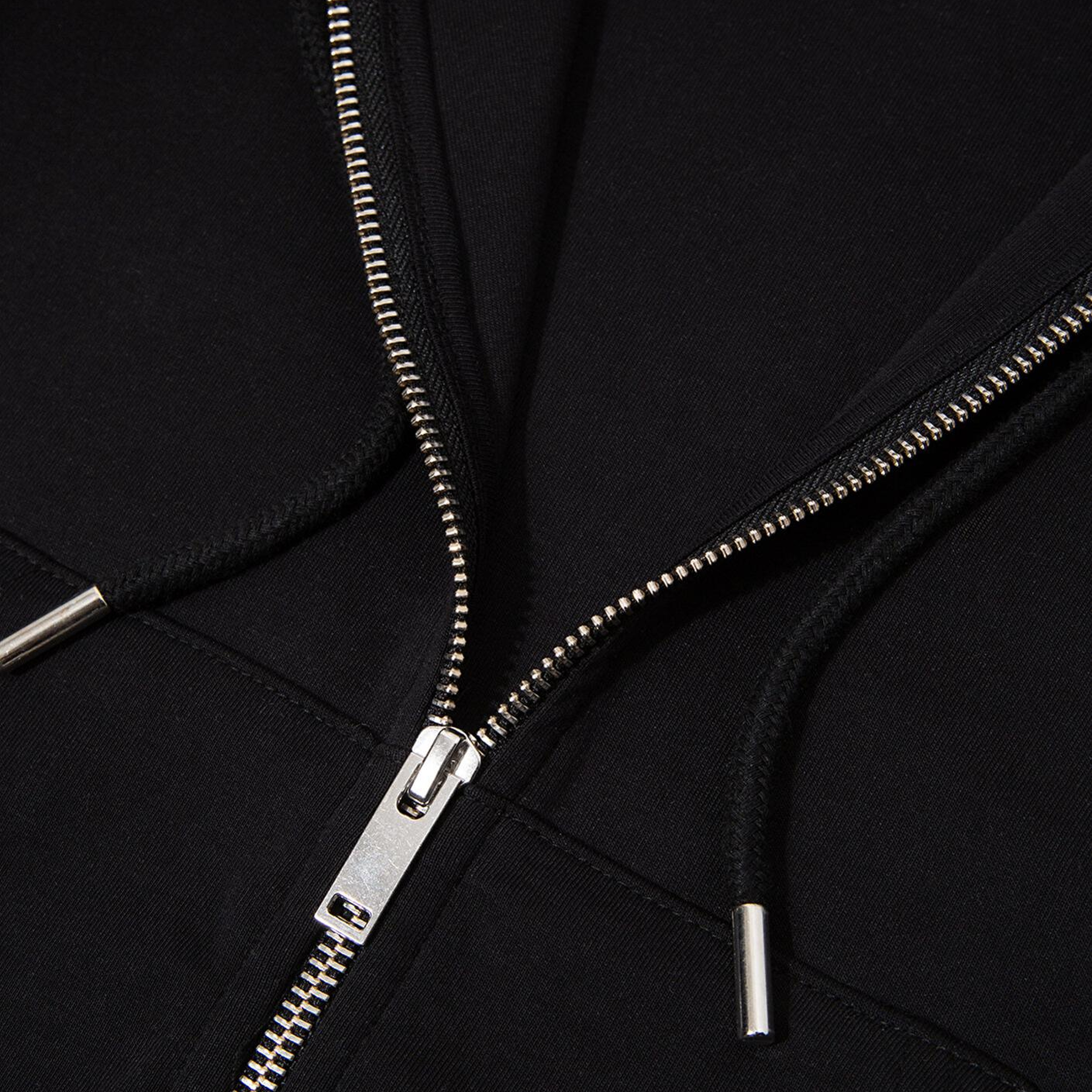 Mavi Kapüşonlu Siyah İnterlok Sweatshirt 1S10424-900