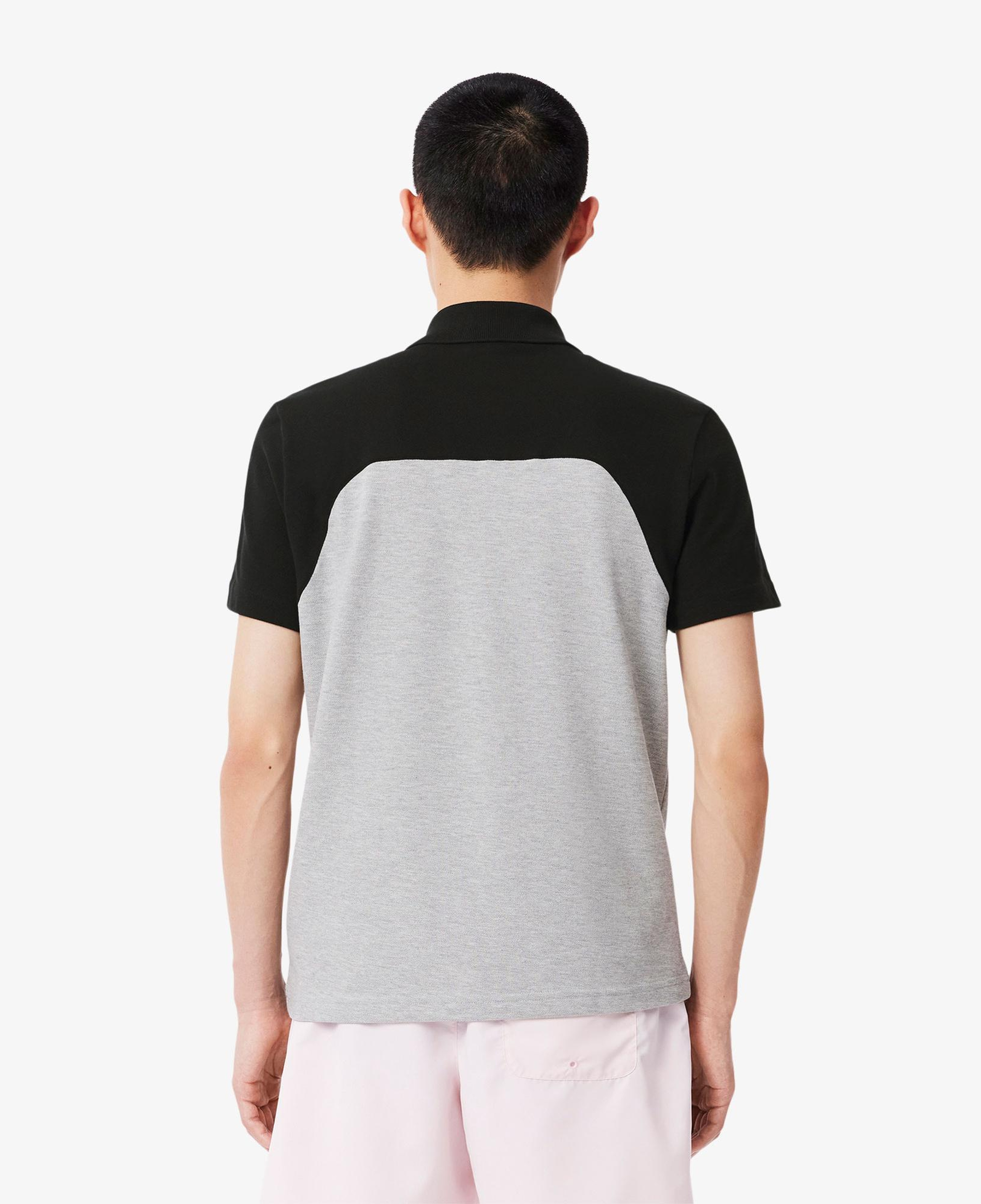 Lacoste Erkek Regular Fit Renk Bloklu Gri Polo