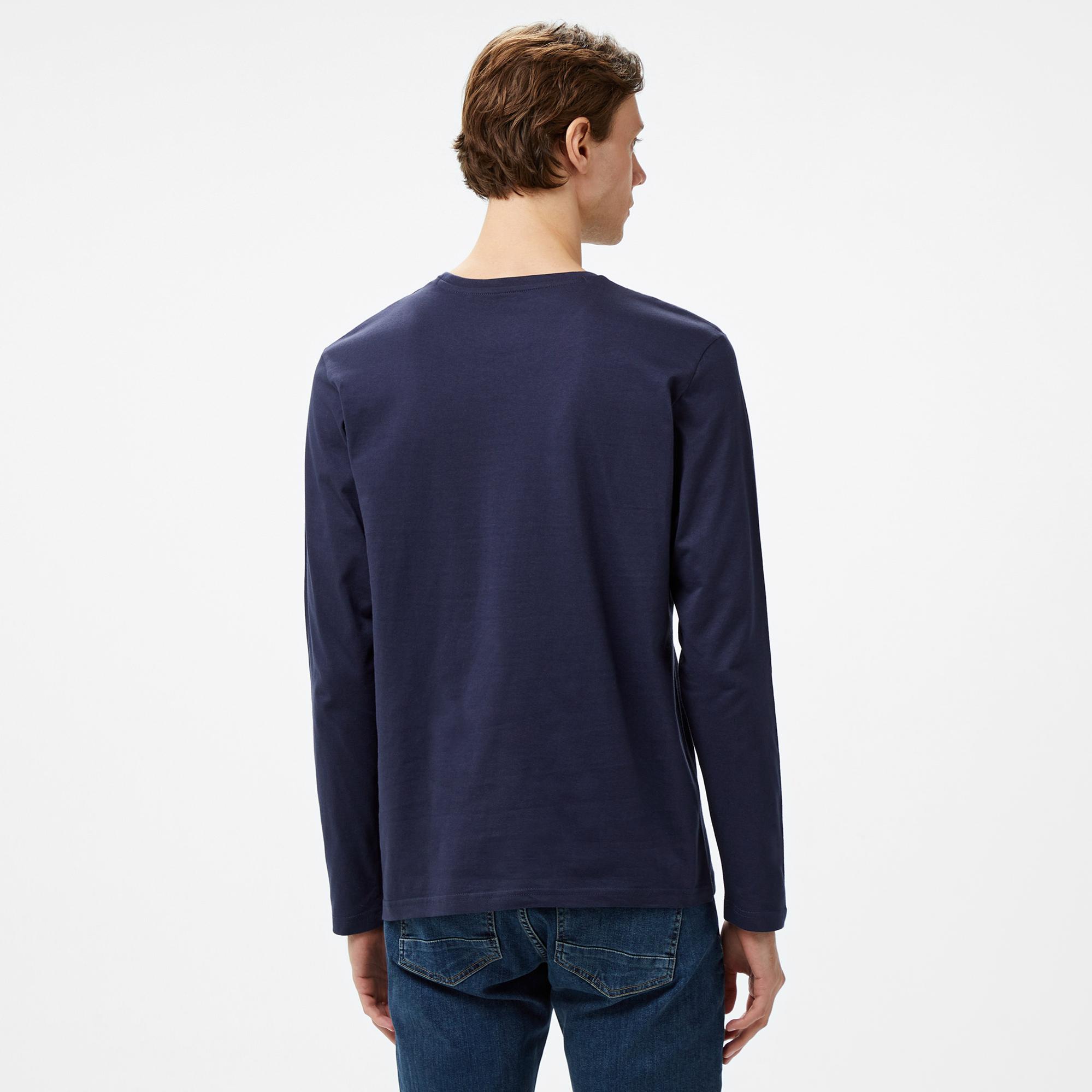 Nautica Erkek Lacivert Uzun Kollu T-Shirt