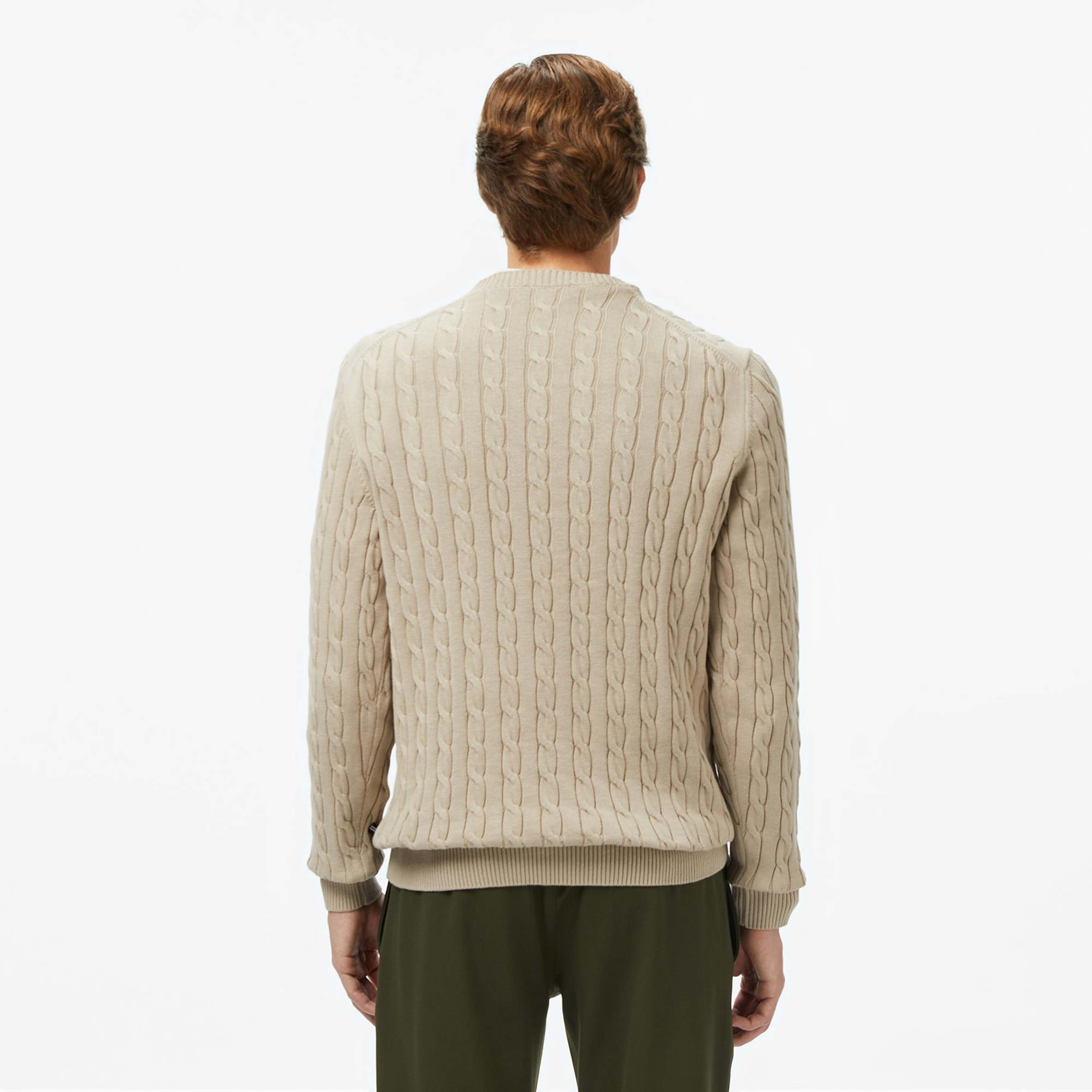 Nautica Erkek Bej Classic Fit Kazak