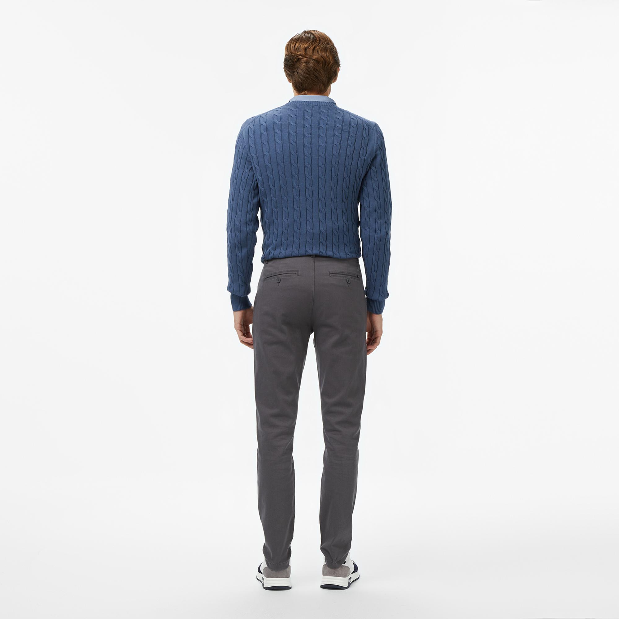 Nautica Erkek Gri Slim Fit Pantolon