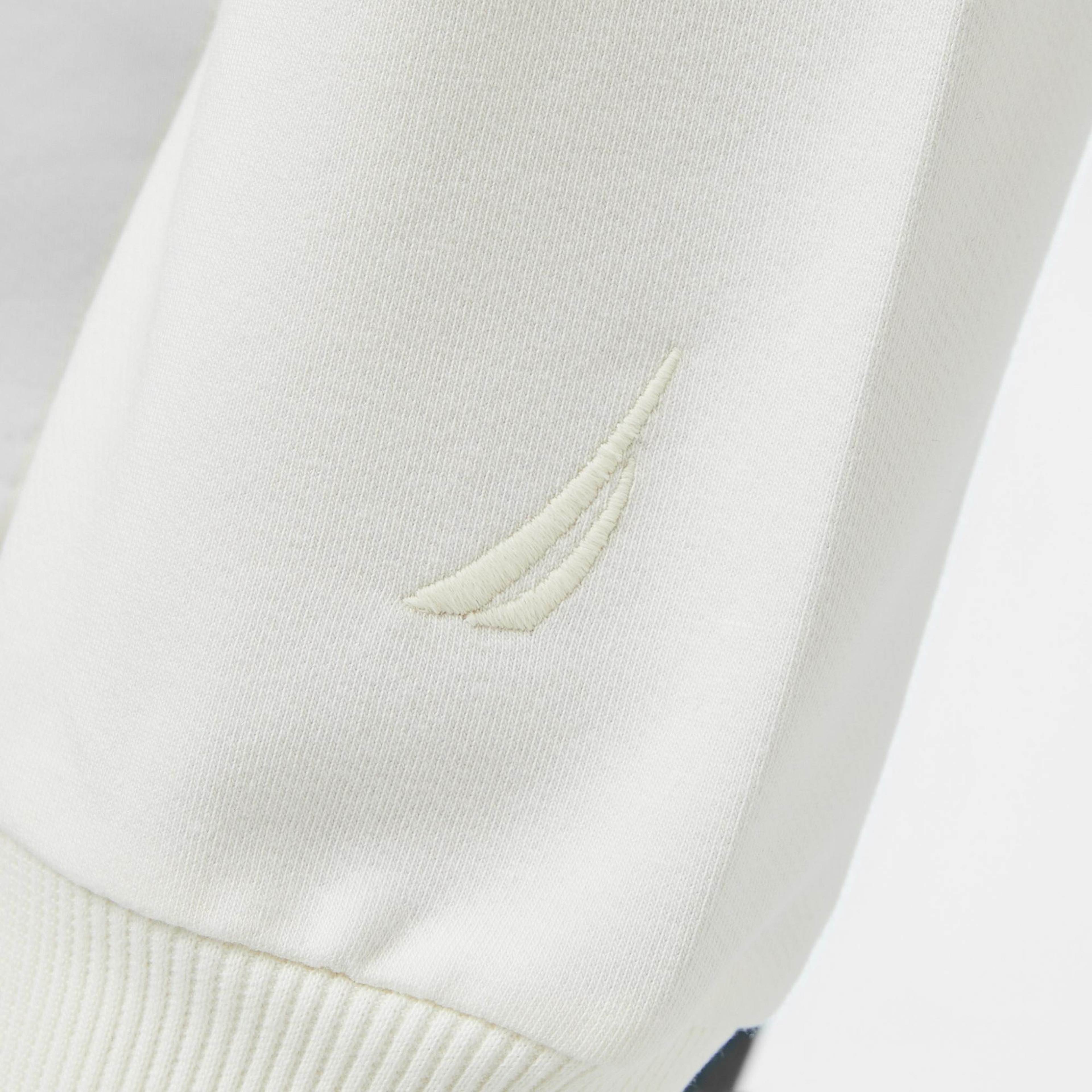 Nautica Erkek Krem Rengi Classic Fit Uzun Kollu Polo Yaka T-Shirt