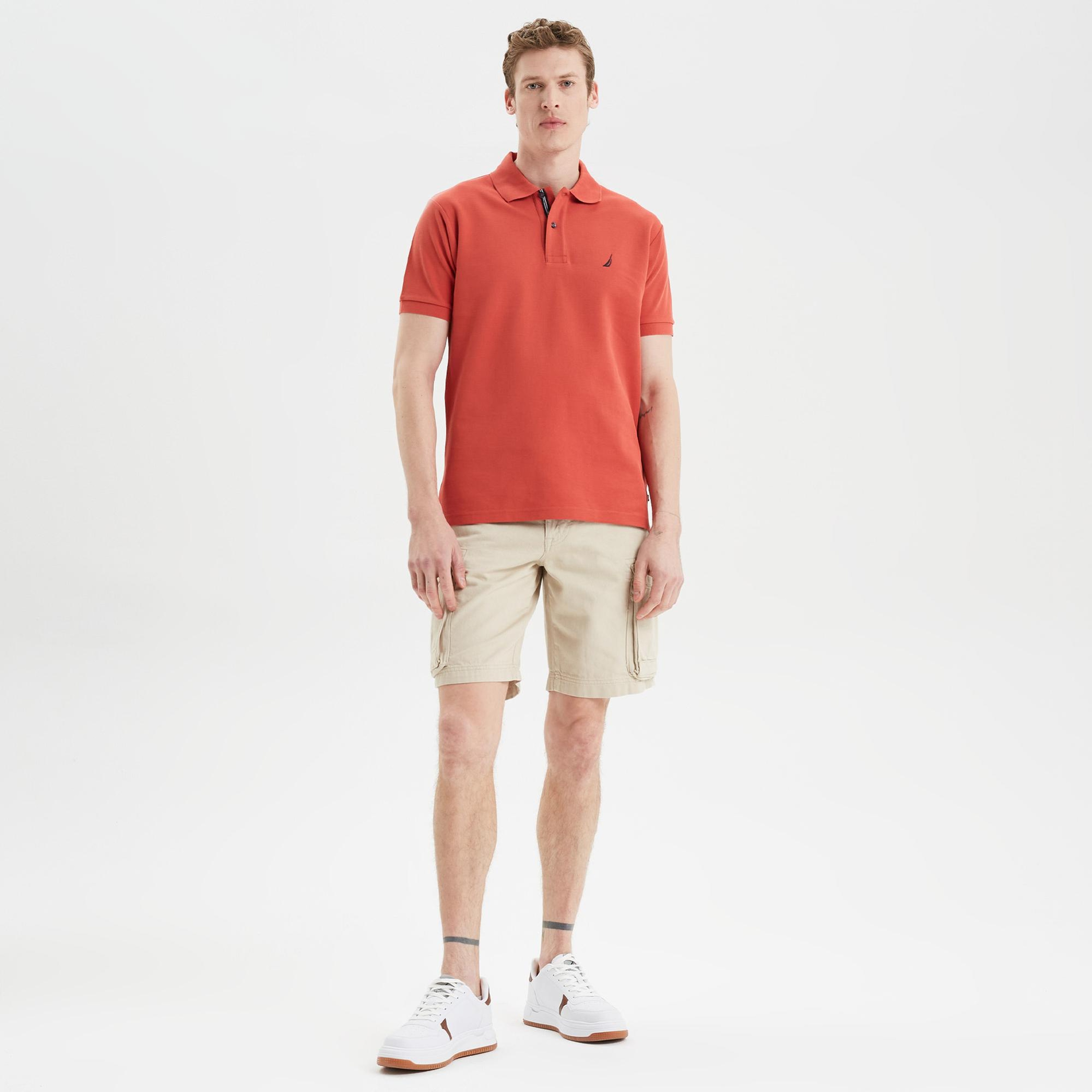 Nautica Erkek Krem Rengi Bermuda Şort