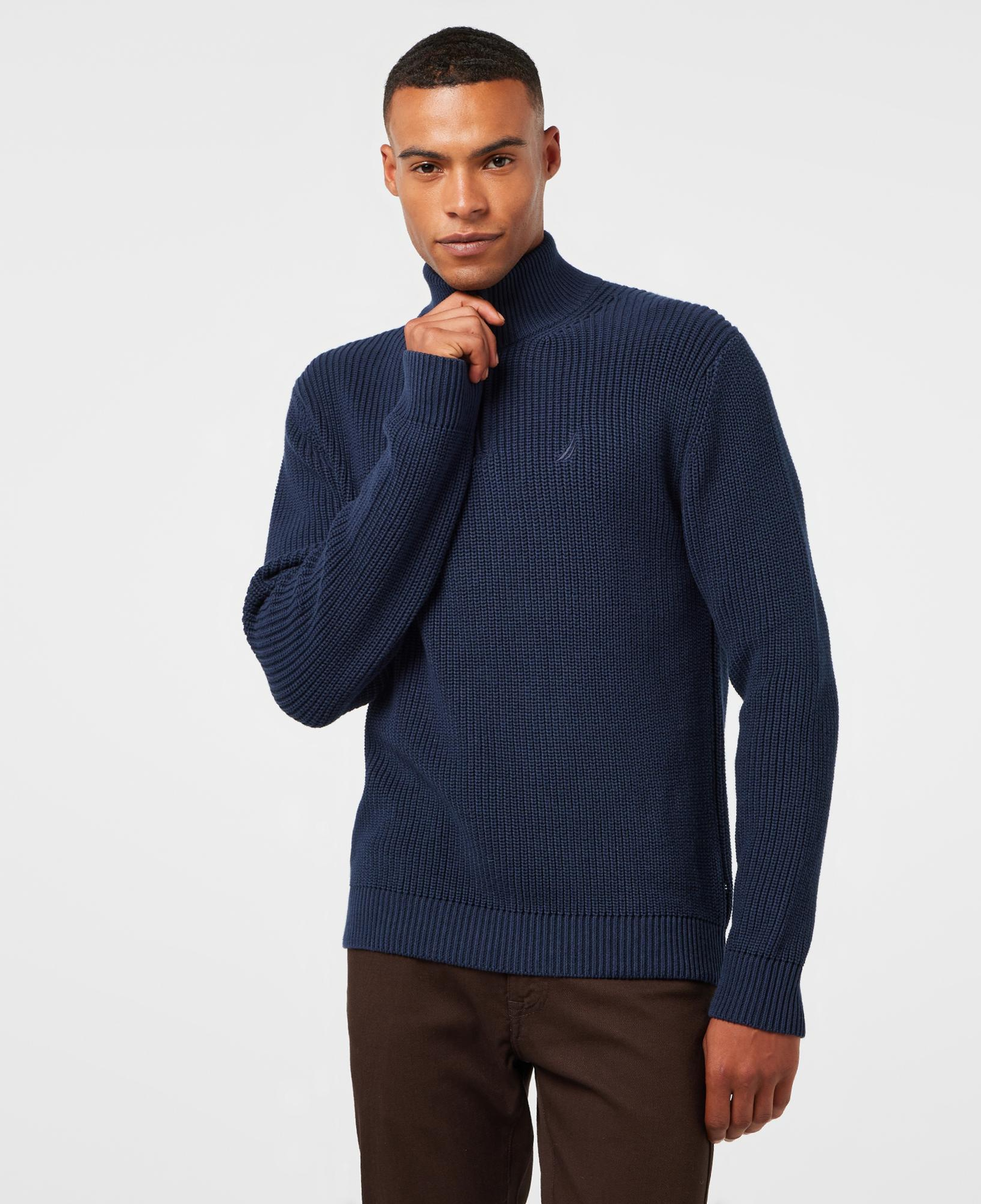 Nautica Erkek Lacivert Regular Fit Kazak