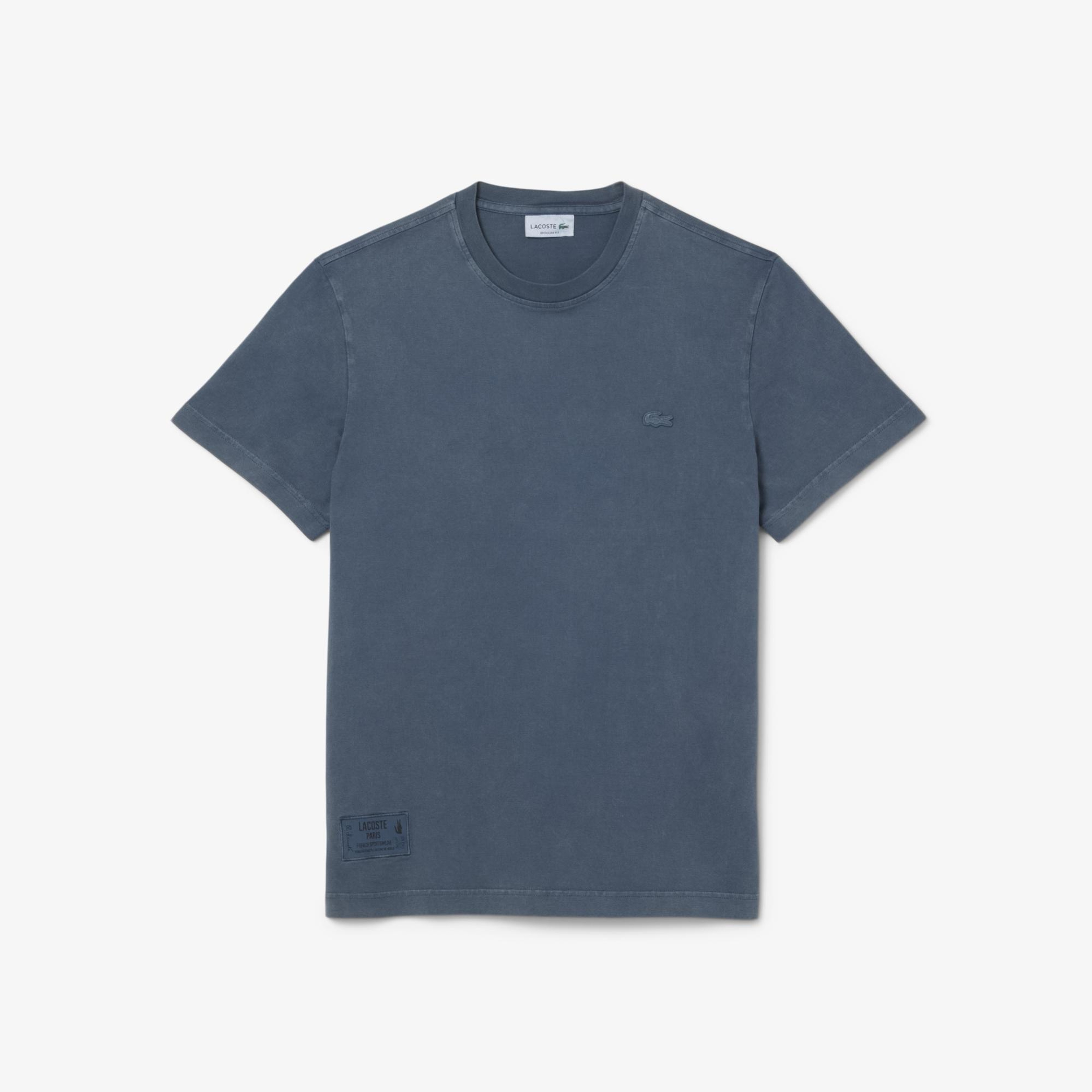 Lacoste Erkek Regular Fit Bisiklet Yaka Lacivert T-Shirt