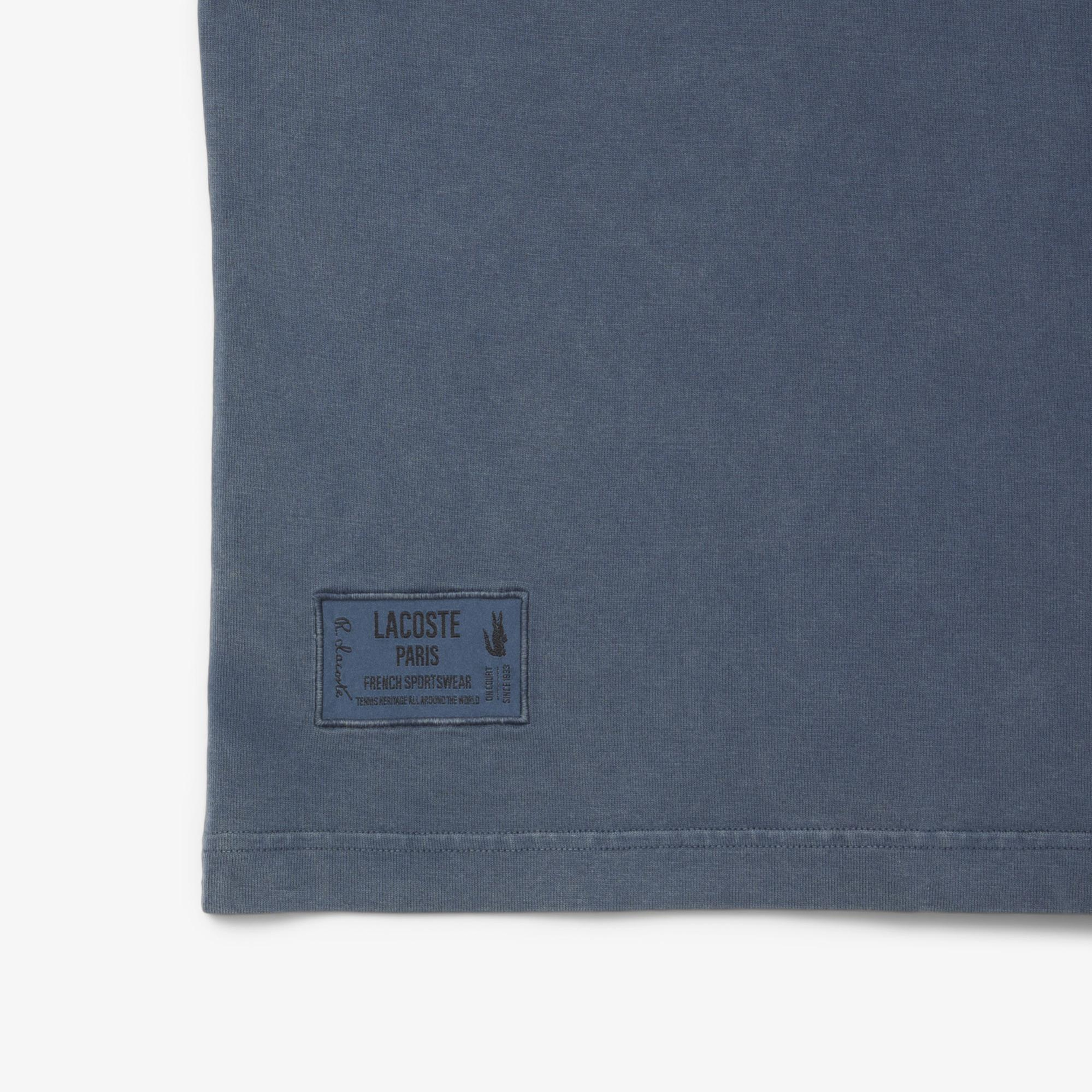 Lacoste Erkek Regular Fit Bisiklet Yaka Lacivert T-Shirt