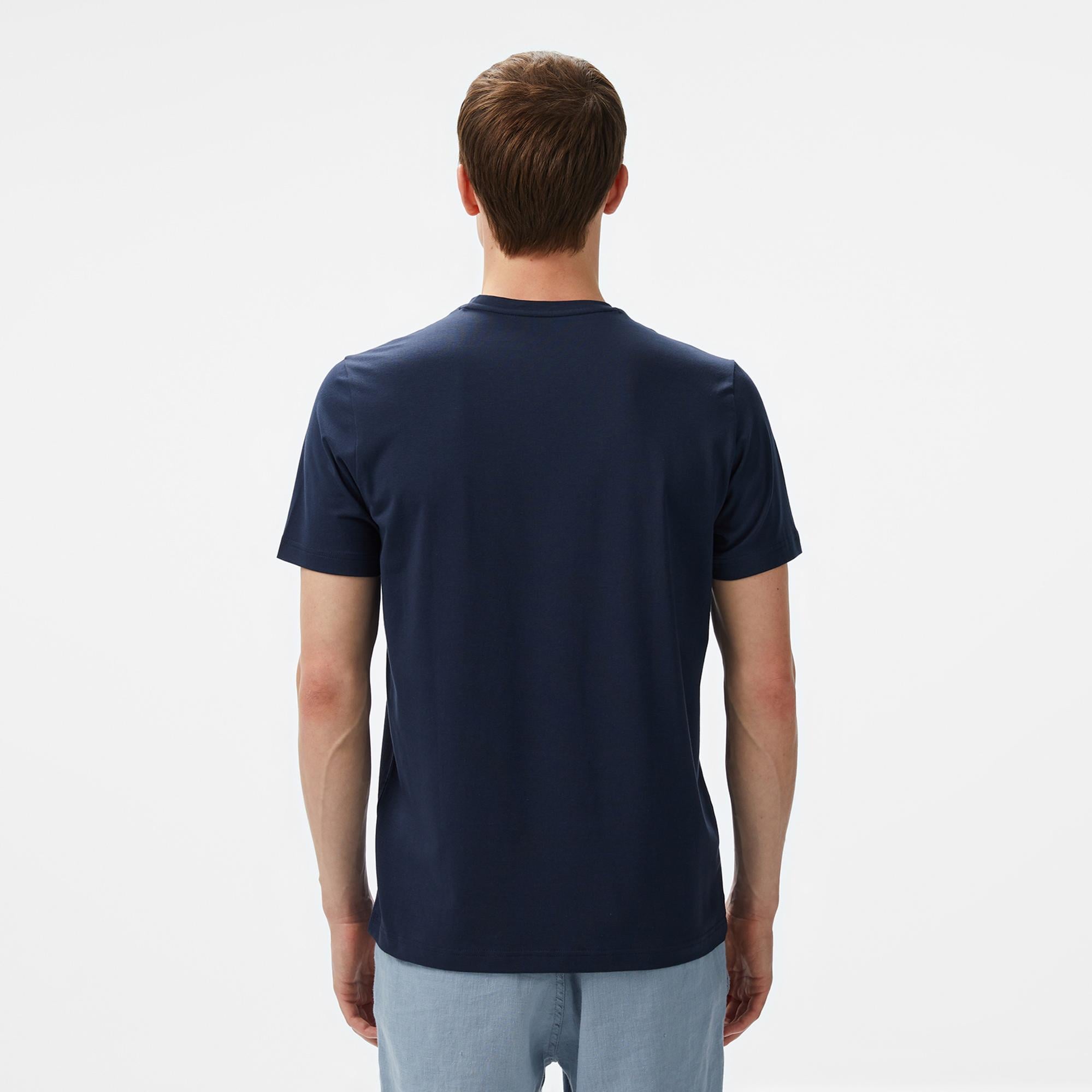 Nautica Erkek Lacivert Regular Fit T-Shirt