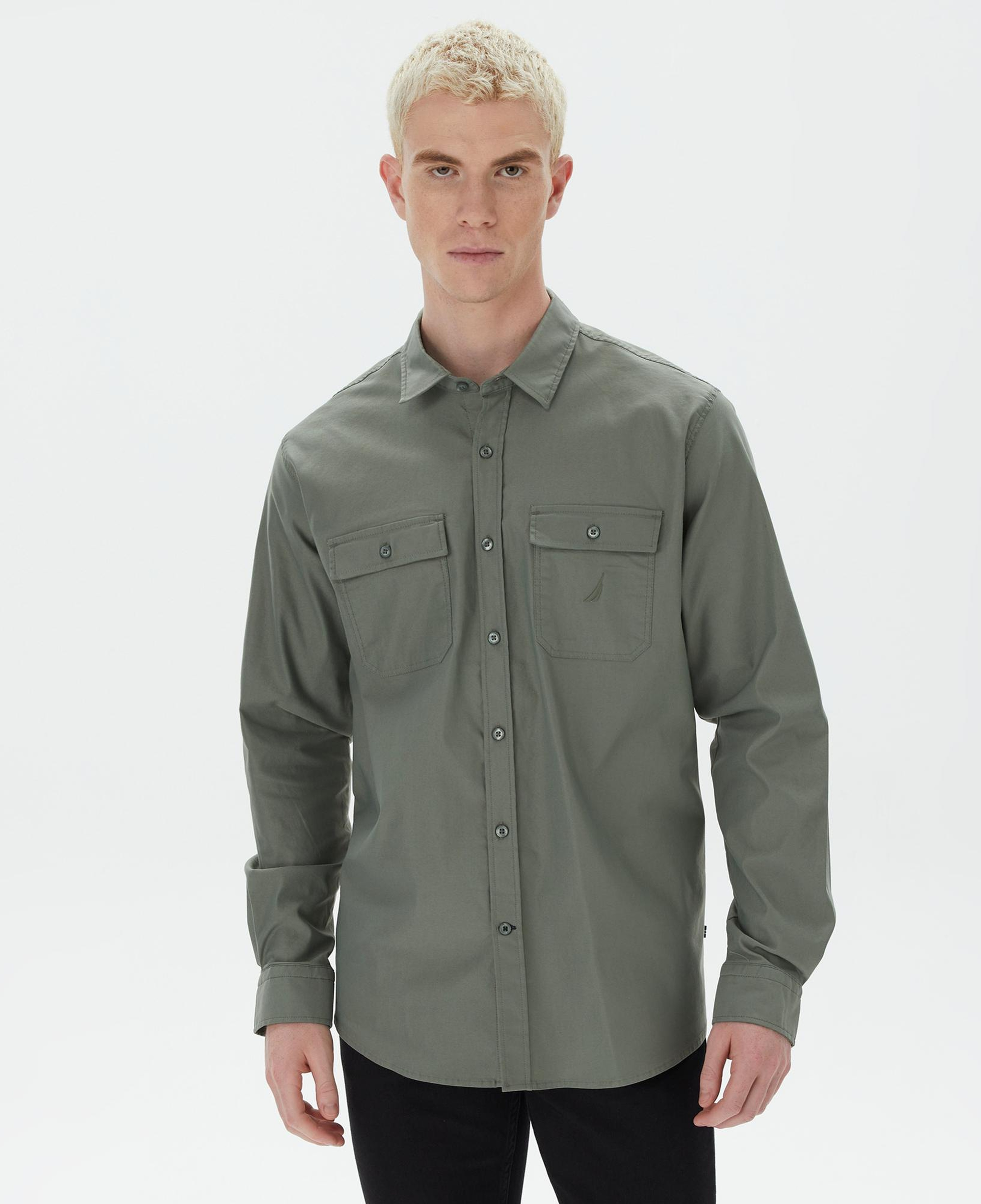 Nautica Erkek Yeşil Classic Fit Gömlek