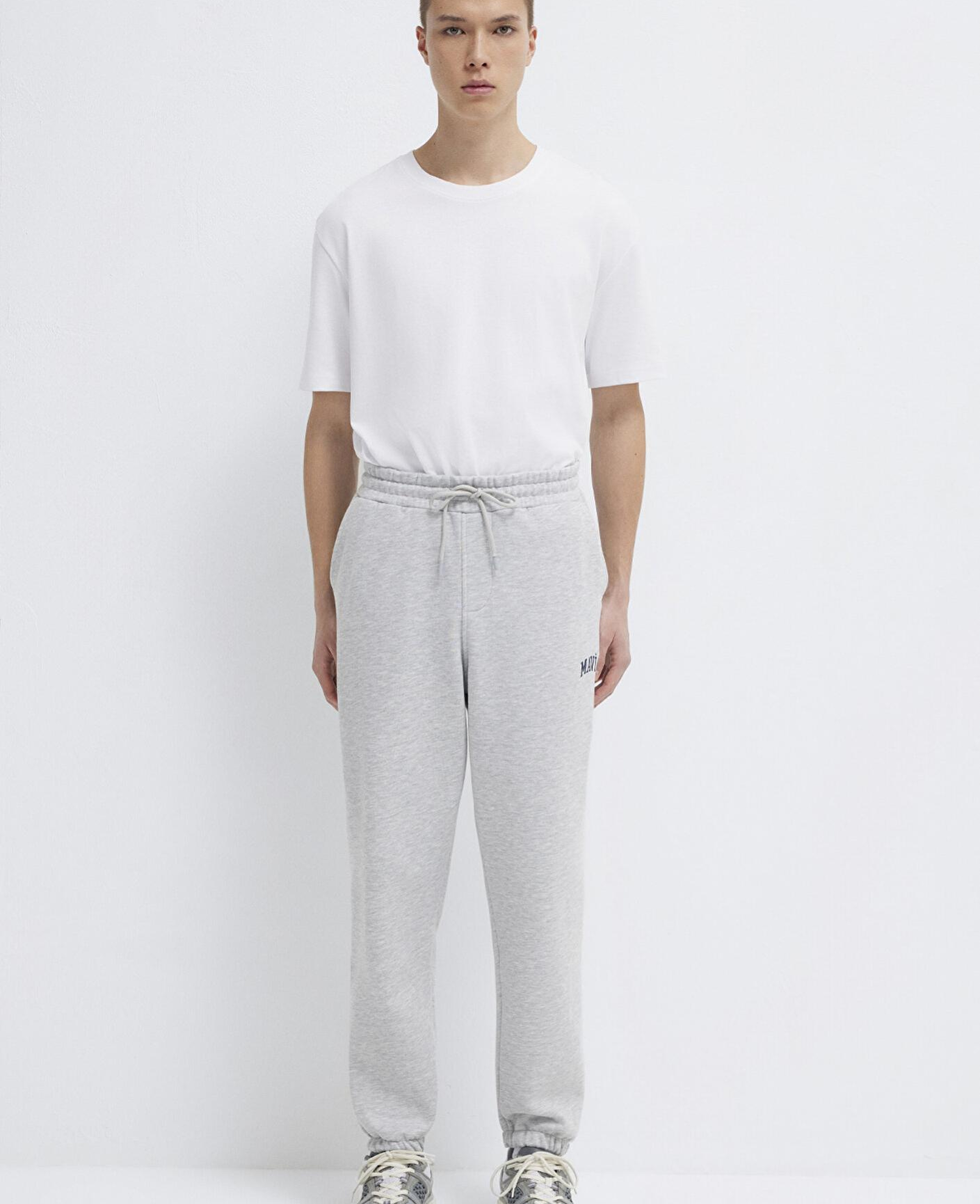 Mavi Mavi Logo Baskılı Gri Eşofman Altı 0010207-80018