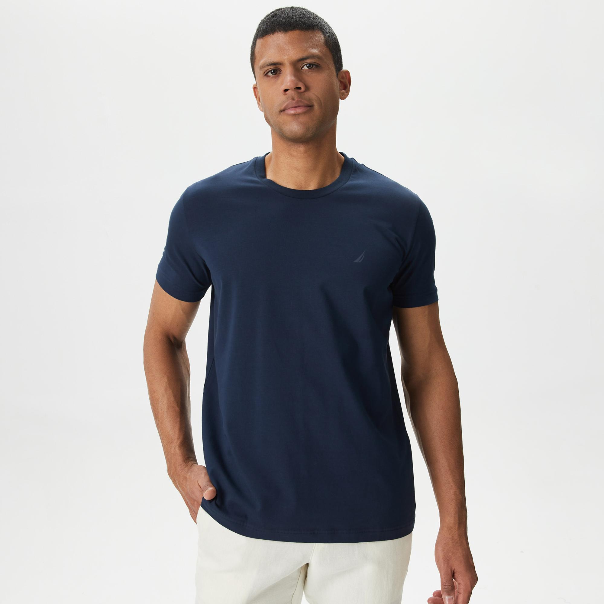 Nautica Erkek Lacivert Standart Fit T-Shirt