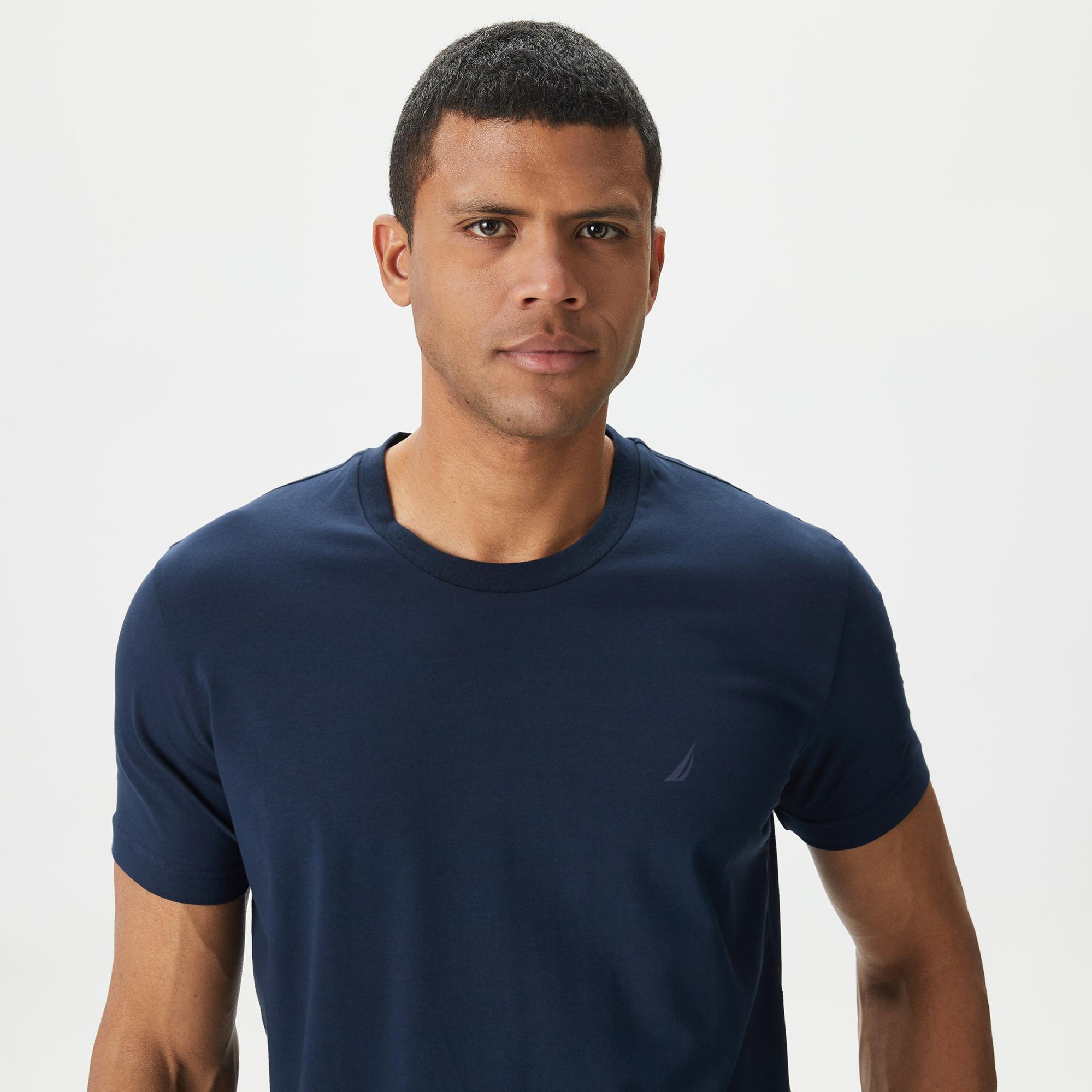 Nautica Erkek Lacivert Standart Fit T-Shirt