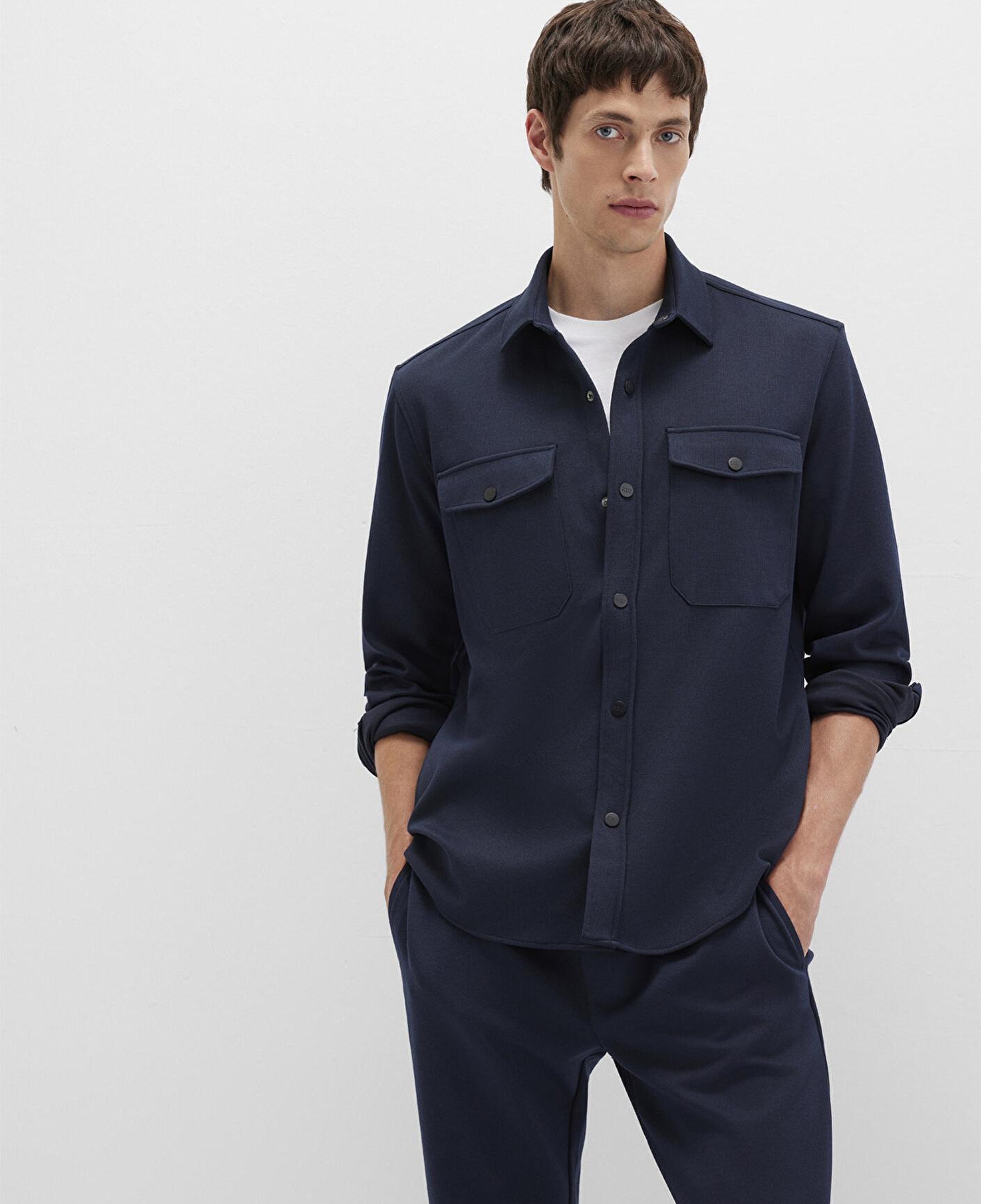 Mavi Mavi Black Lacivert Cepli Gömlek Regular Fit / Normal Kesim 0211729-86415