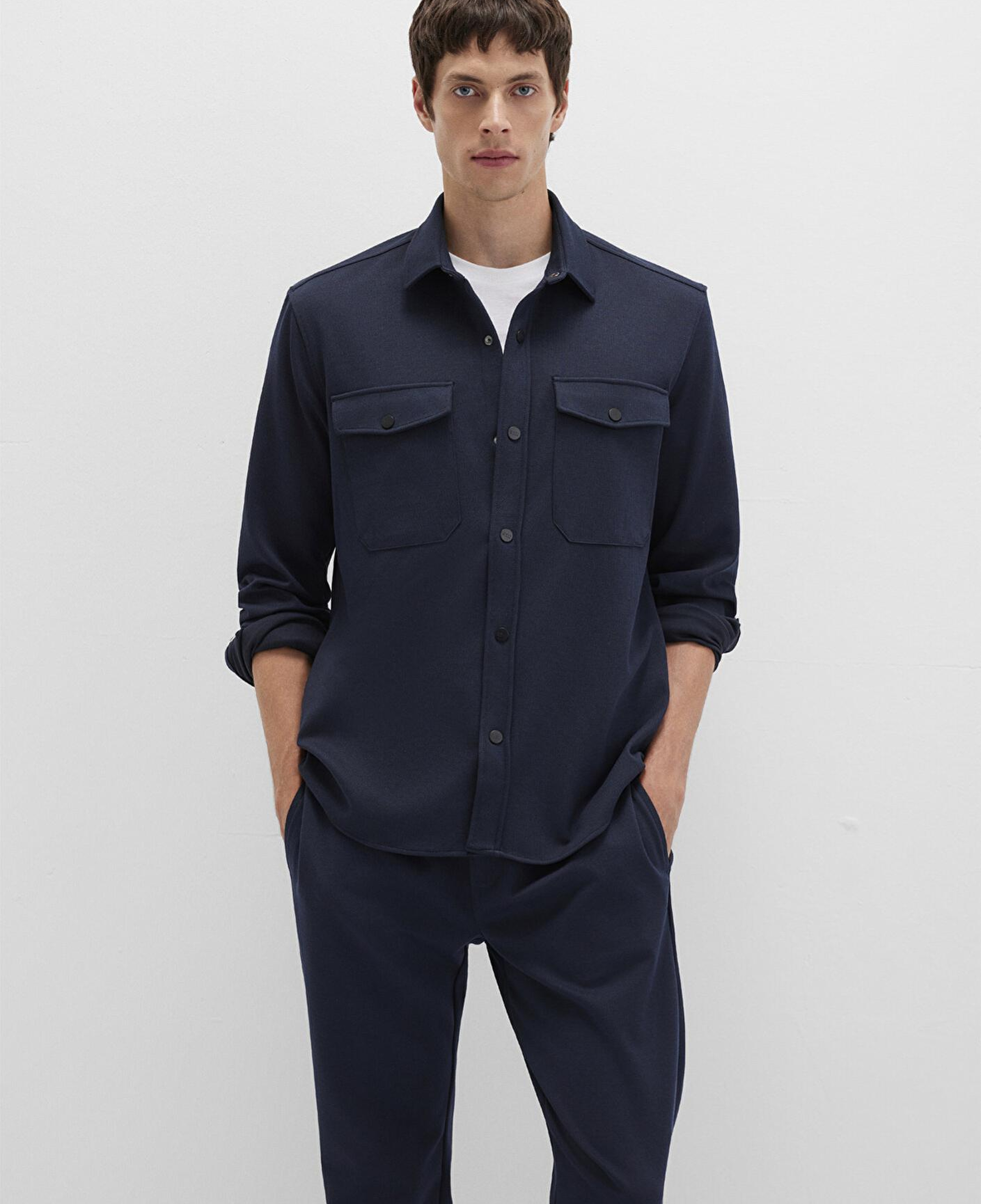 Mavi Mavi Black Lacivert Cepli Gömlek Regular Fit / Normal Kesim 0211729-86415