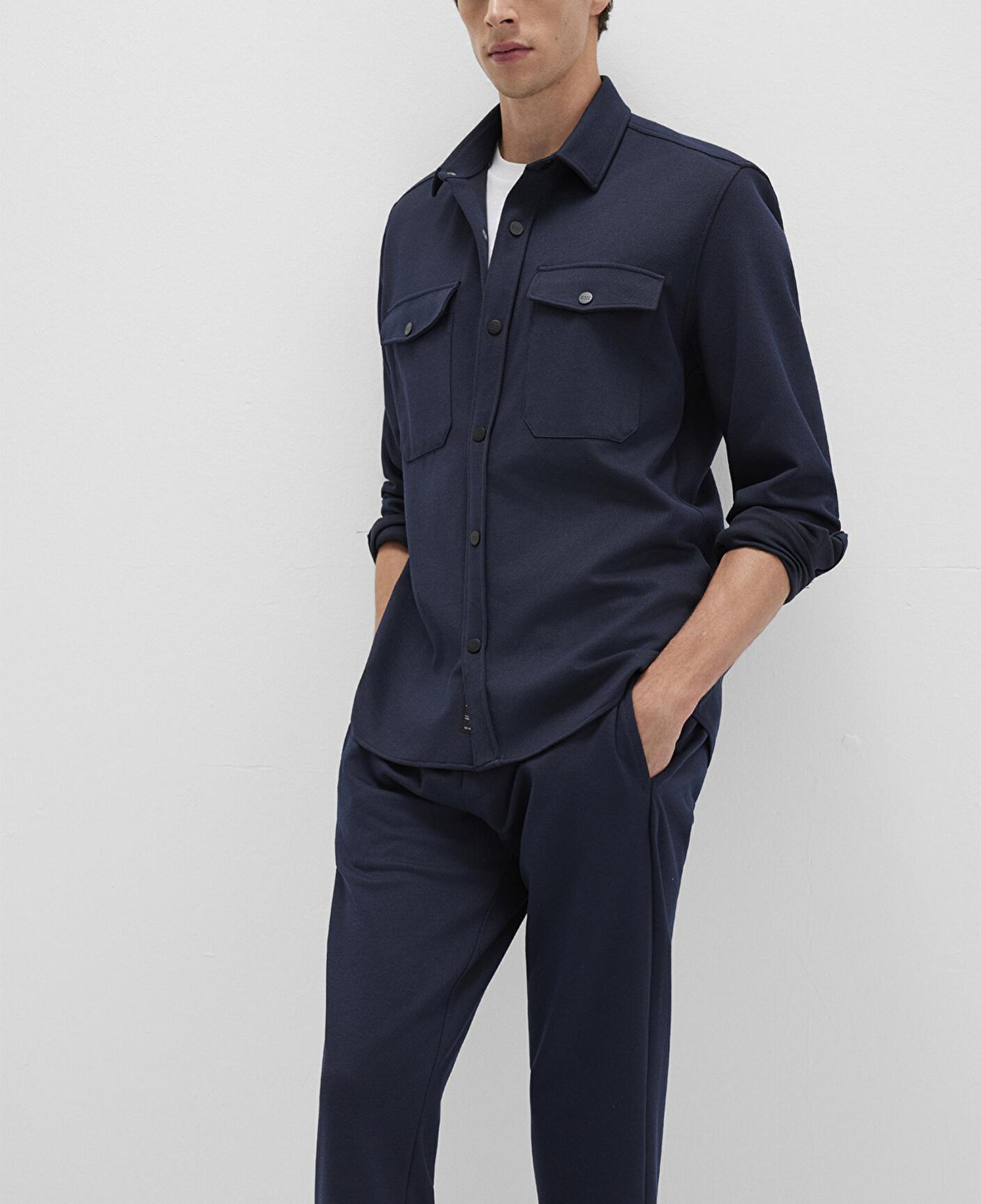 Mavi Mavi Black Lacivert Cepli Gömlek Regular Fit / Normal Kesim 0211729-86415