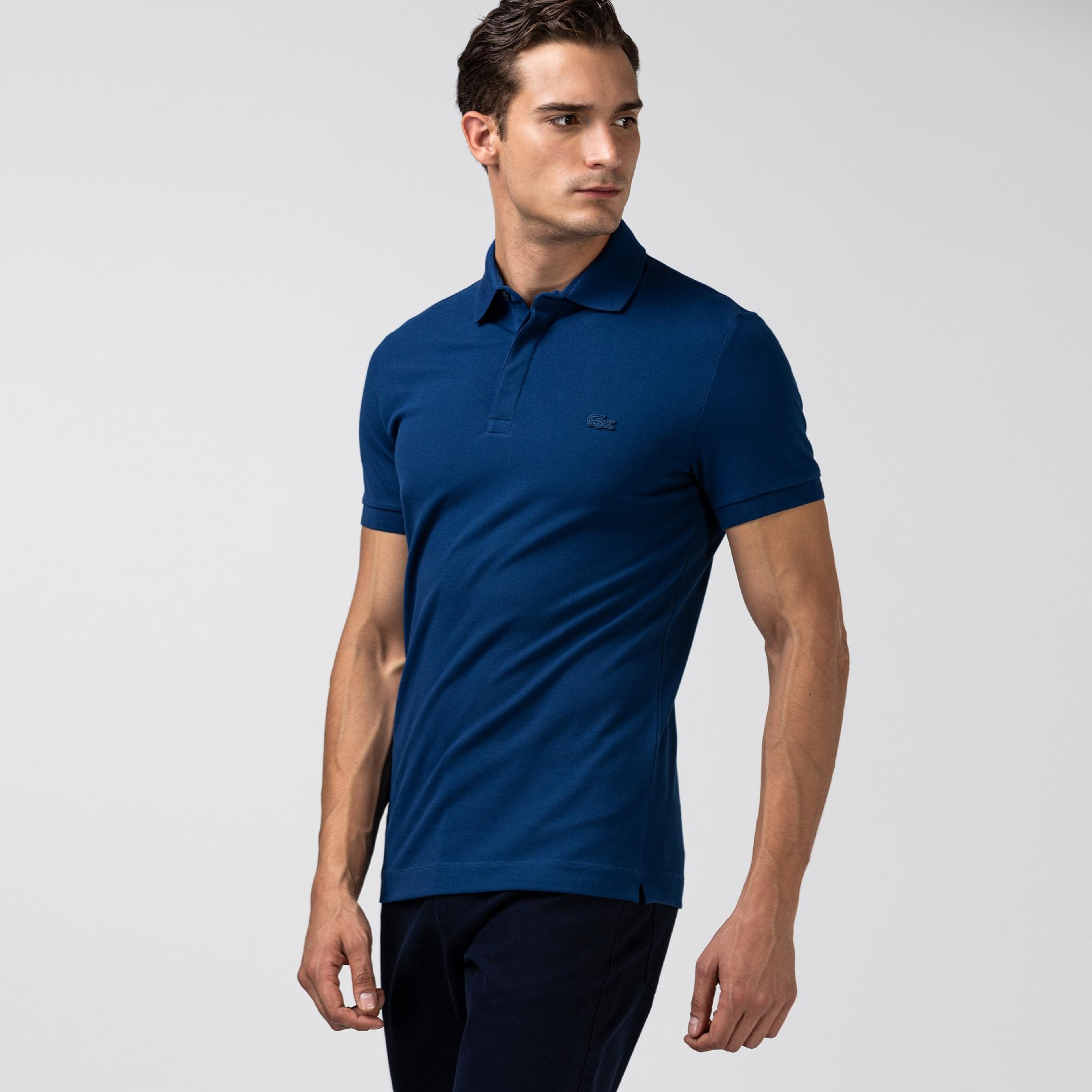 Lacoste Paris Erkek Regular Fit Lacivert Polo