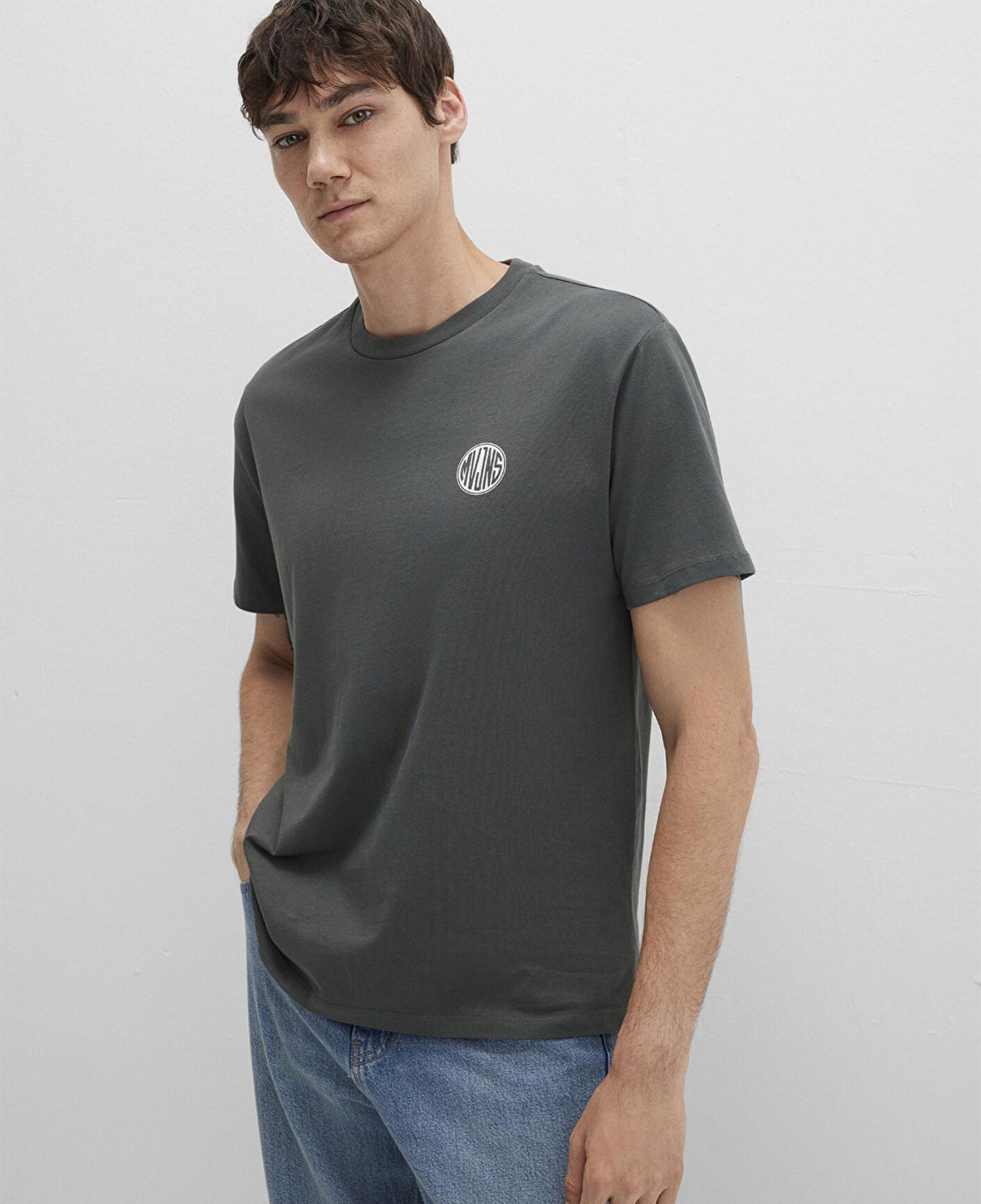 Mavi Mavi Logo Baskılı Yeşil Tişört Loose Fit / Bol Rahat Kesim 0613014-71598