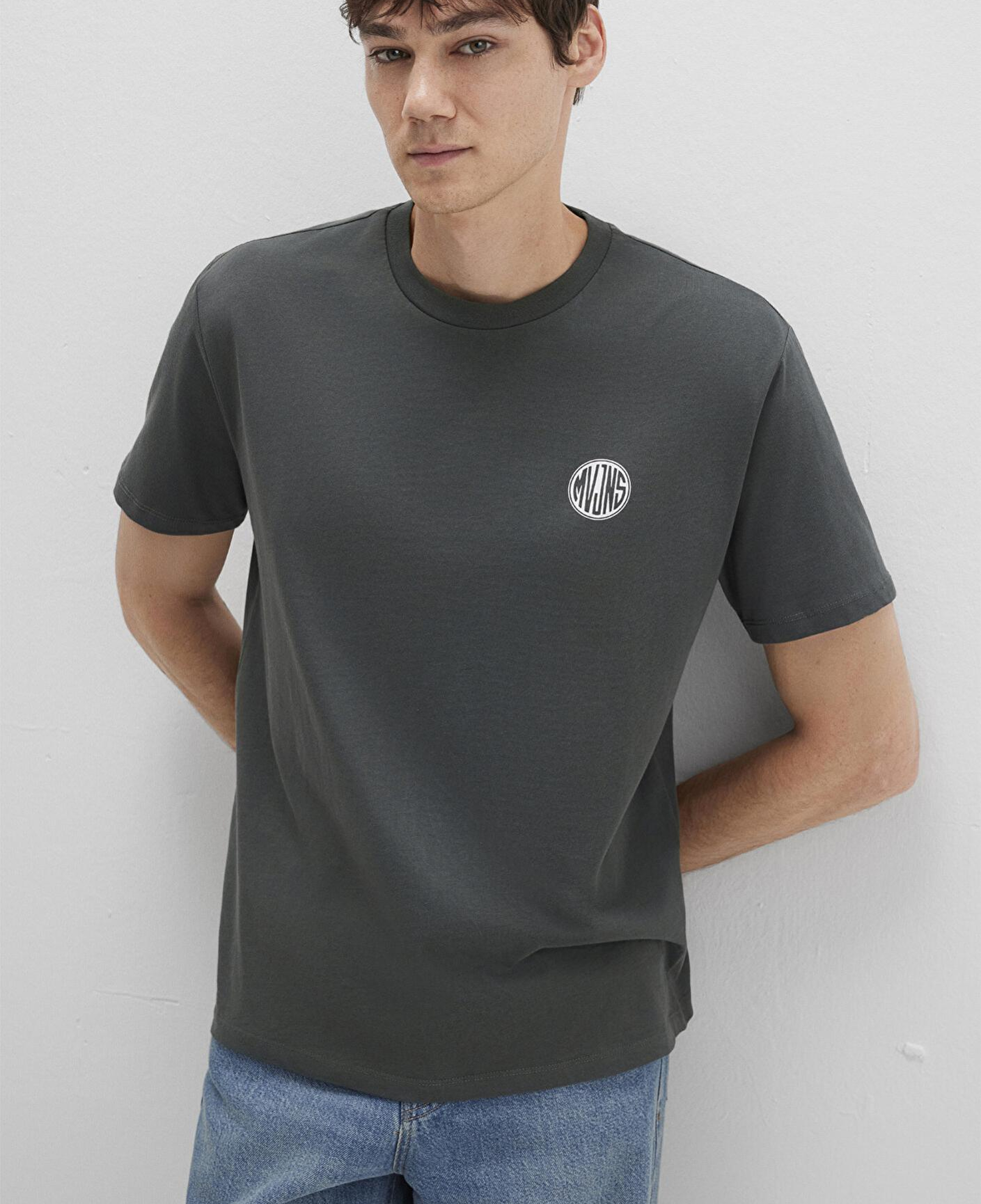 Mavi Mavi Logo Baskılı Yeşil Tişört Loose Fit / Bol Rahat Kesim 0613014-71598