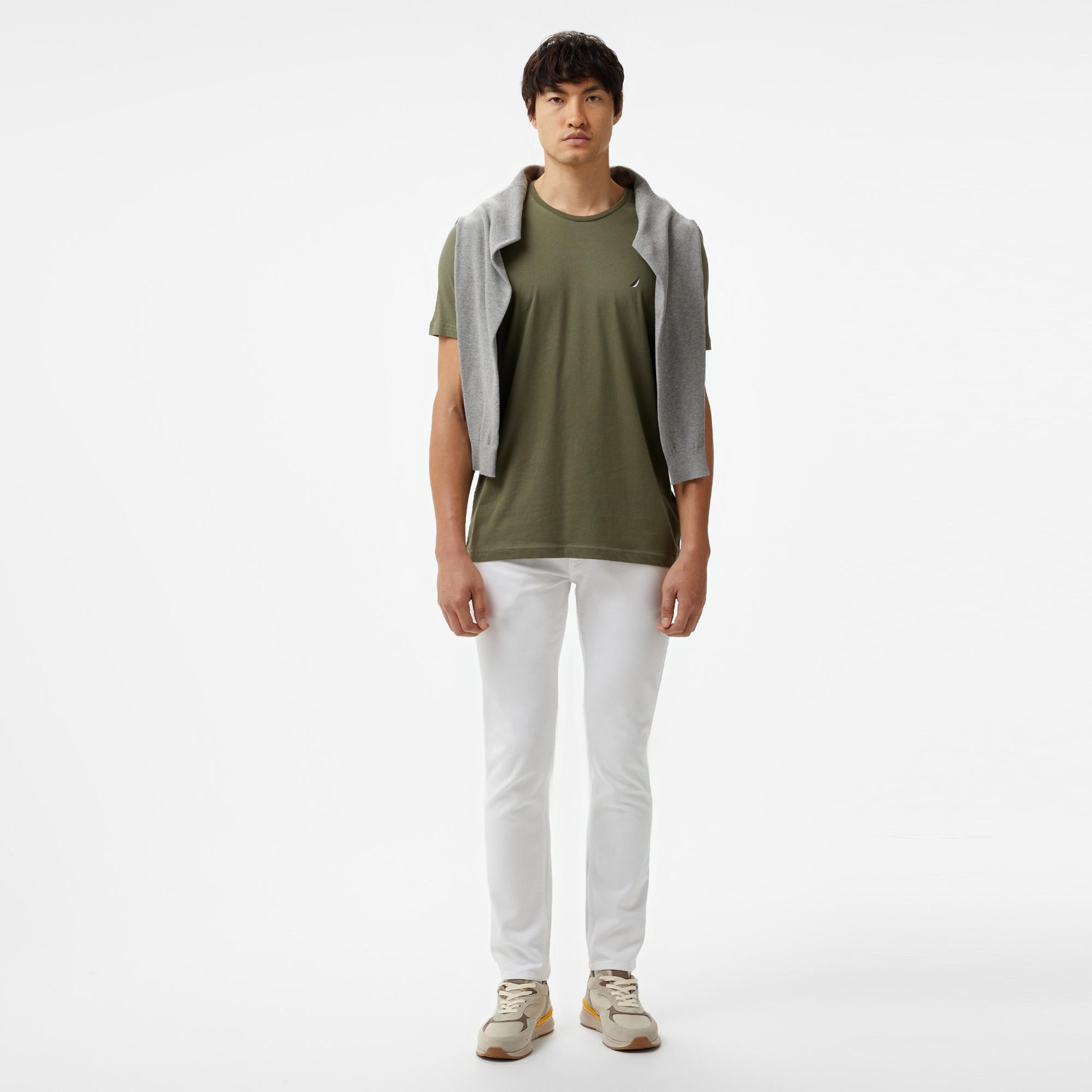 Nautica Erkek Yeşil Standart Fit T-Shirt